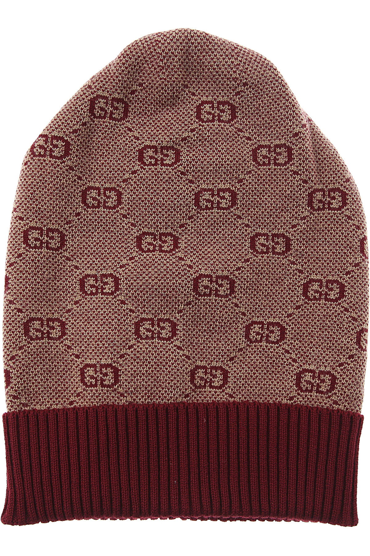 Gucci Kinder Hut für Jungen, Bordeauxrot, Wolle, 2017, M one size S