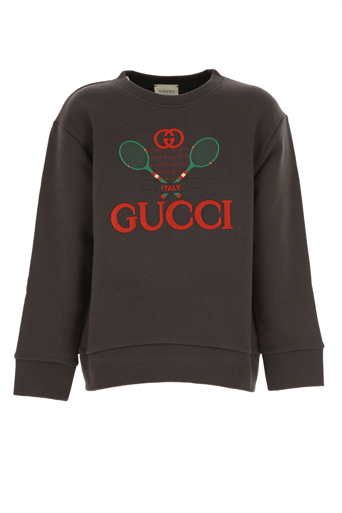 Gucci Kinder Sweatshirt & Kapuzenpullover für Jungen Günstig im Sale, Dunkles Antrazit Grau, Polyester, 2017, 10Y 4Y 6Y 8Y