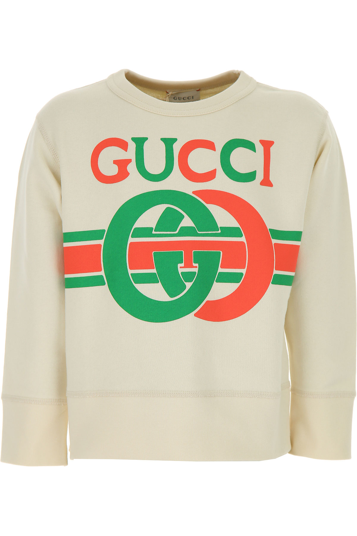 Gucci Kinder Sweatshirt & Kapuzenpullover für Jungen Günstig im Sale, Weiss, Baumwolle, 2017, 4Y 8Y