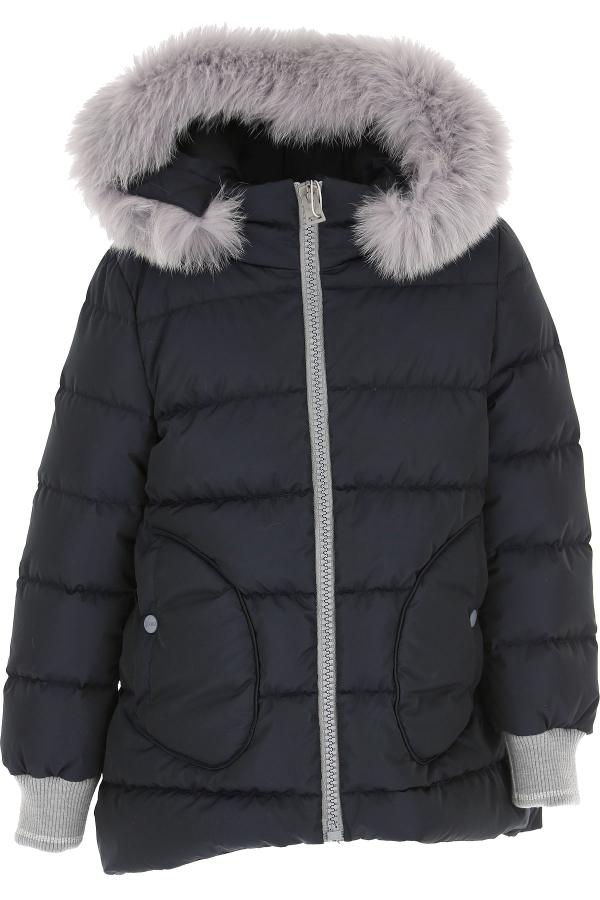 Herno Kinder Daunen Jacke für Mädchen, Soft Shell Ski Jacken Günstig im Sale, Blau, Polyester, 2017, 10Y 12Y