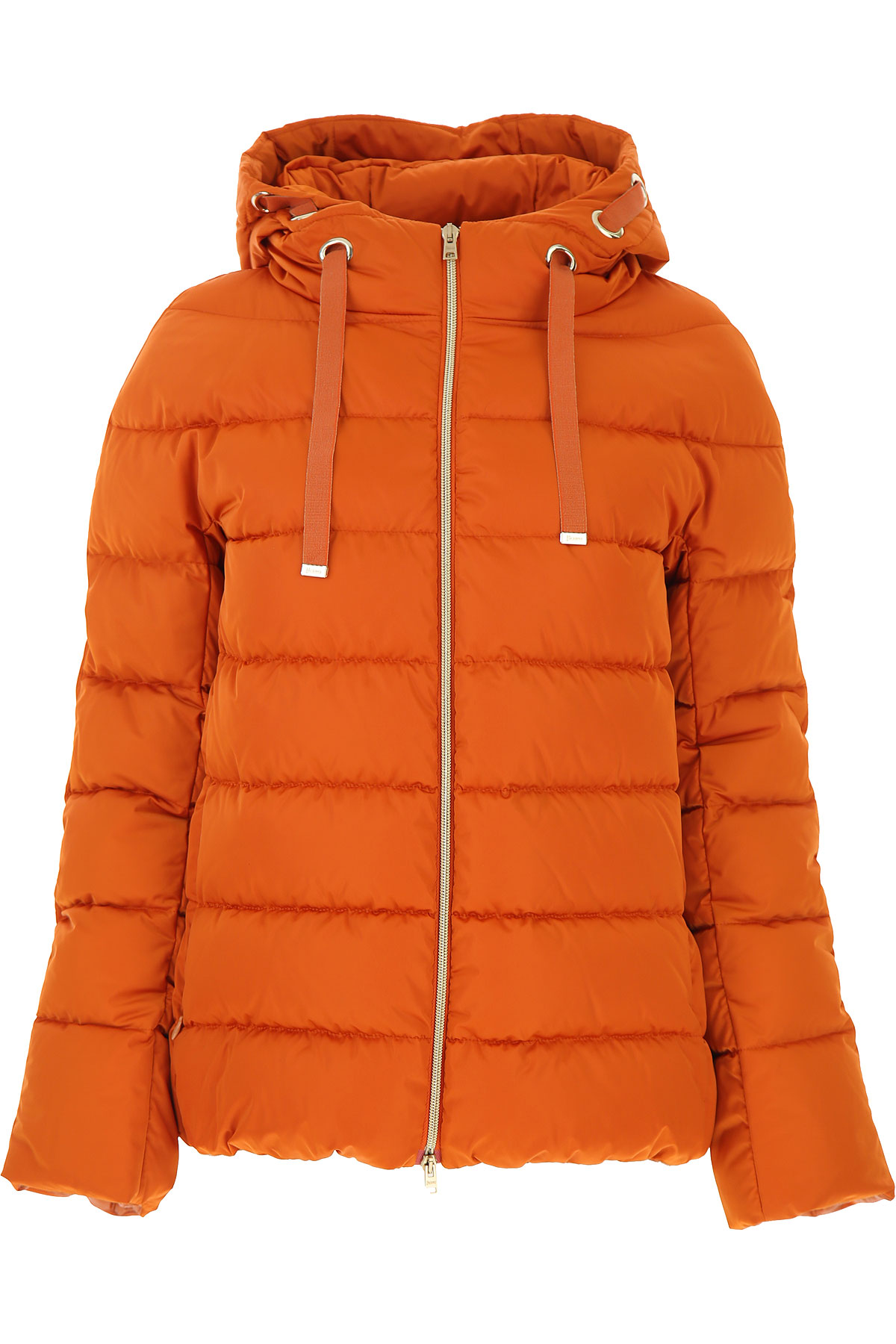 Herno Daunenjacke für Damen, wattierte Ski Jacke Günstig im Sale, Orange, Polyester, 2017, 44 M