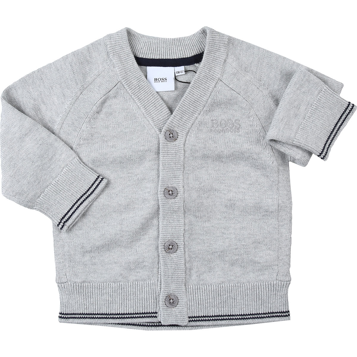 Hugo Boss Baby Pullover für Jungen Günstig im Sale, Grau, Baumwolle, 2017, 12 M 18M 2Y 3Y 6M 9M