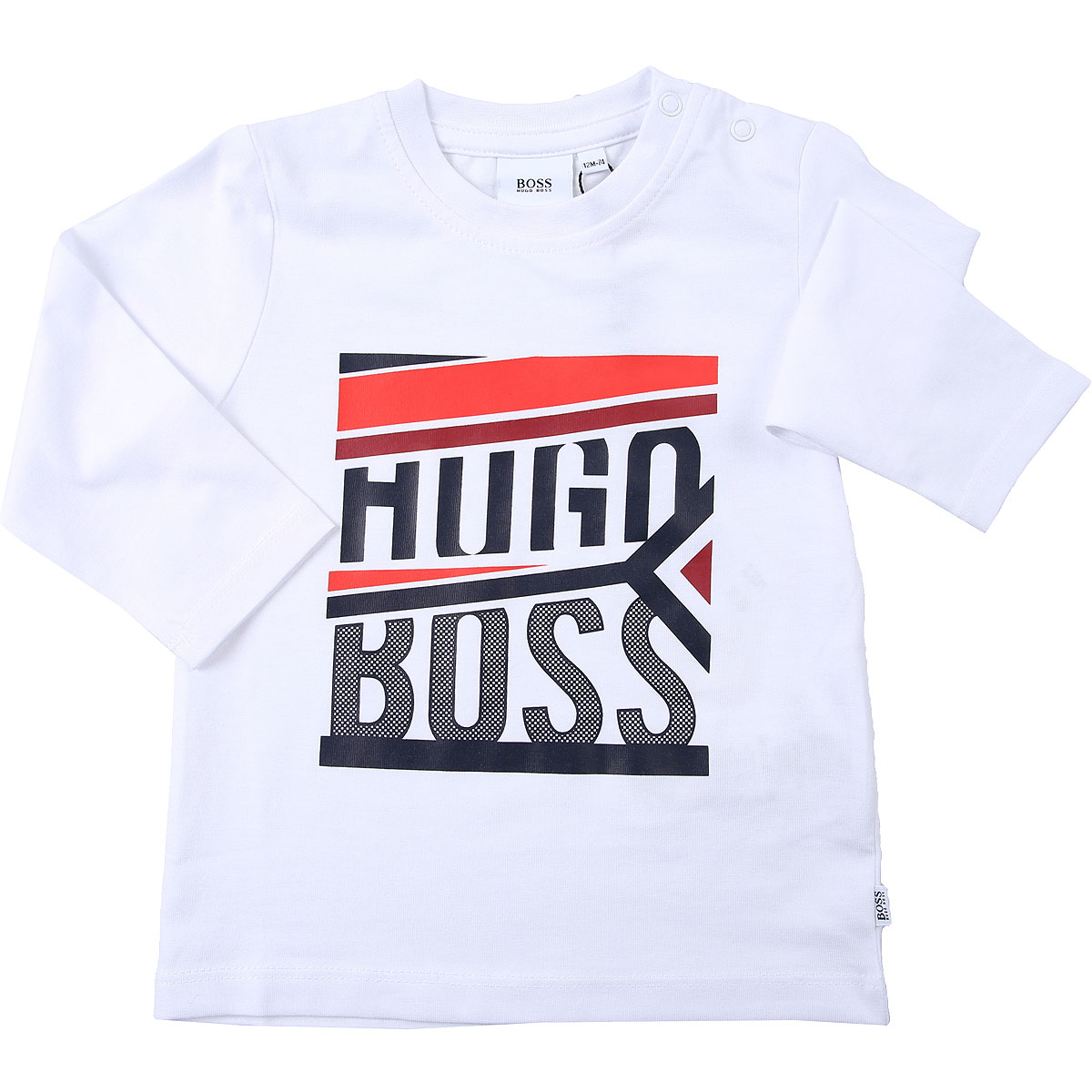 Hugo Boss Baby T-Shirt für Jungen Günstig im Sale, Weiss, Baumwolle, 2017, 12 M 2Y
