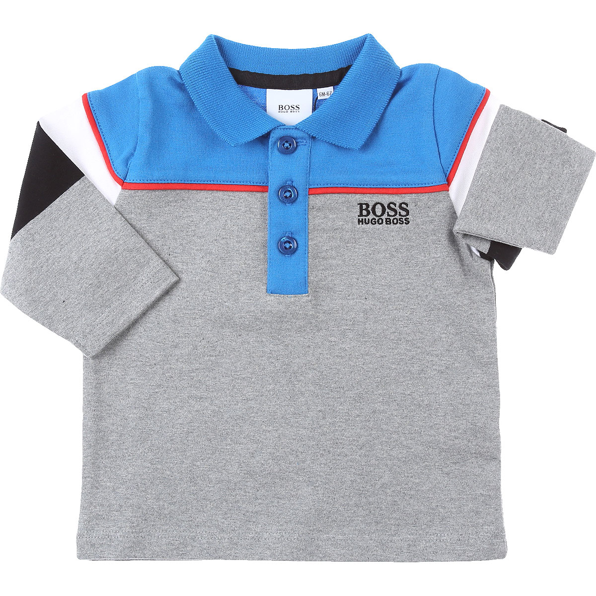 Hugo Boss Baby Polohemd für Jungen Günstig im Sale, Grau, Baumwolle, 2017, 18M 2Y 3Y 6M 9M