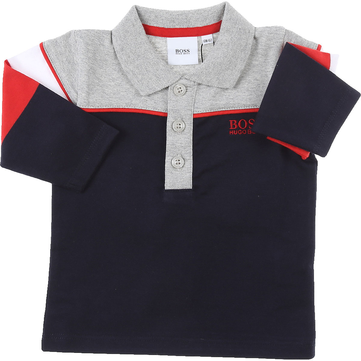 Hugo Boss Baby Polohemd für Jungen Günstig im Sale, Blau, Baumwolle, 2017, 12 M 18M 2Y 3Y 6M