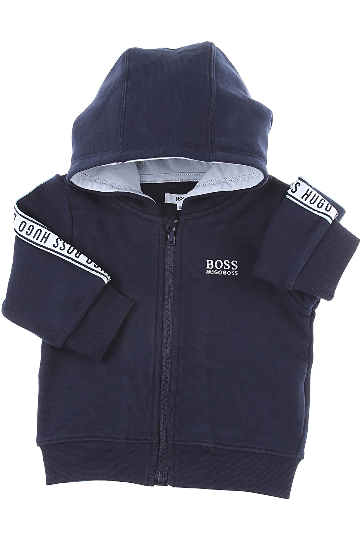 Hugo Boss Baby Sweatshirt & Kapuzenpullover für Jungen Günstig im Sale, Blau, Baumwolle, 2017, 12 M 18M 3M 6M 9M