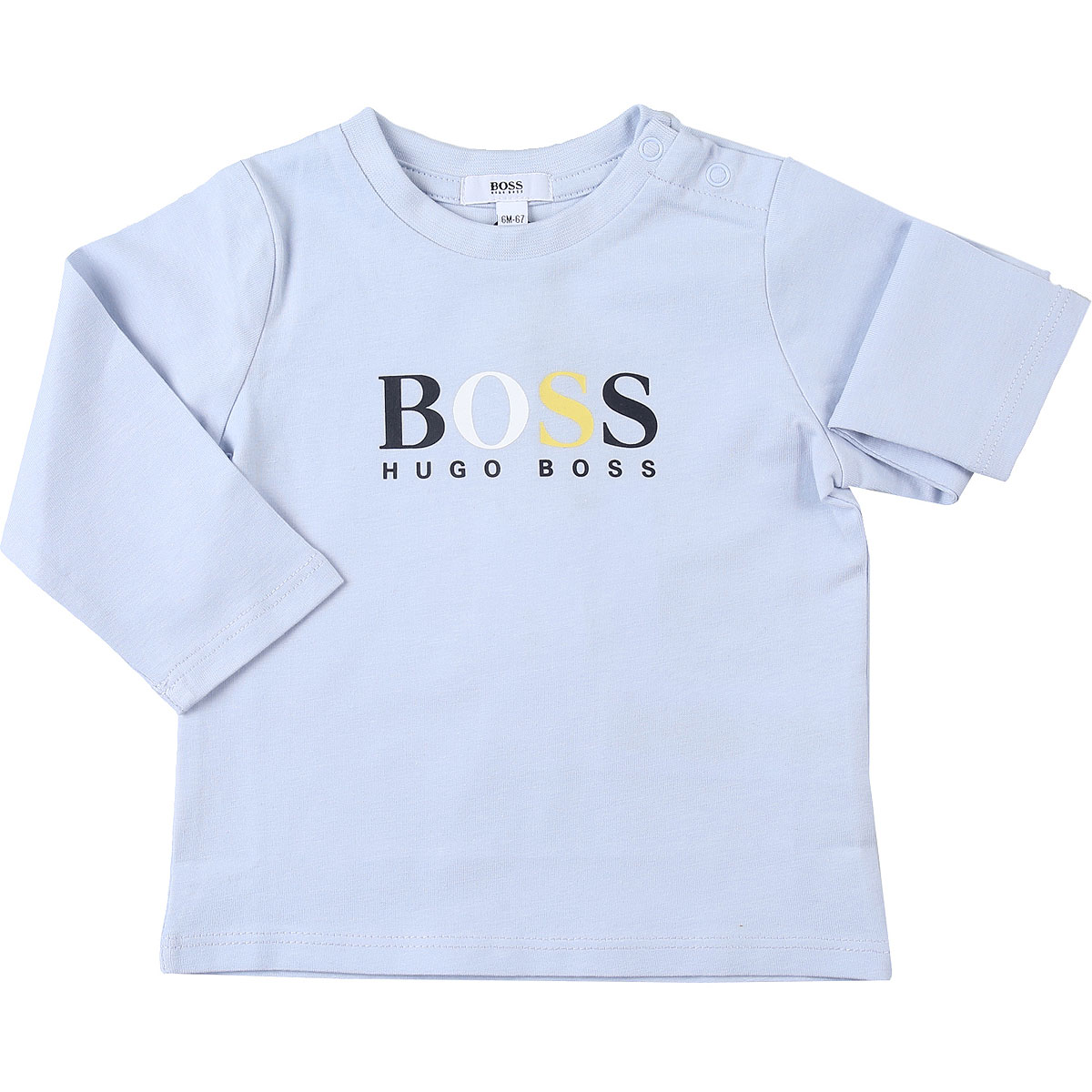 Hugo Boss Baby T-Shirt für Jungen Günstig im Sale, Himmelblau., Baumwolle, 2017, 12 M 18M 3M 6M 9M