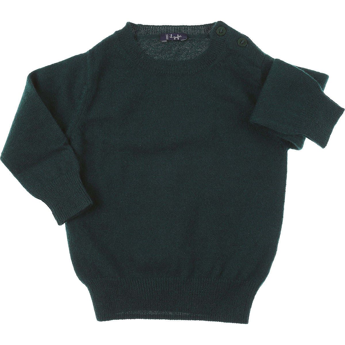 Il Gufo Baby Pullover für Jungen Günstig im Sale, Grün, Wolle, 2017, 12 M 18M 2Y 6M 9M