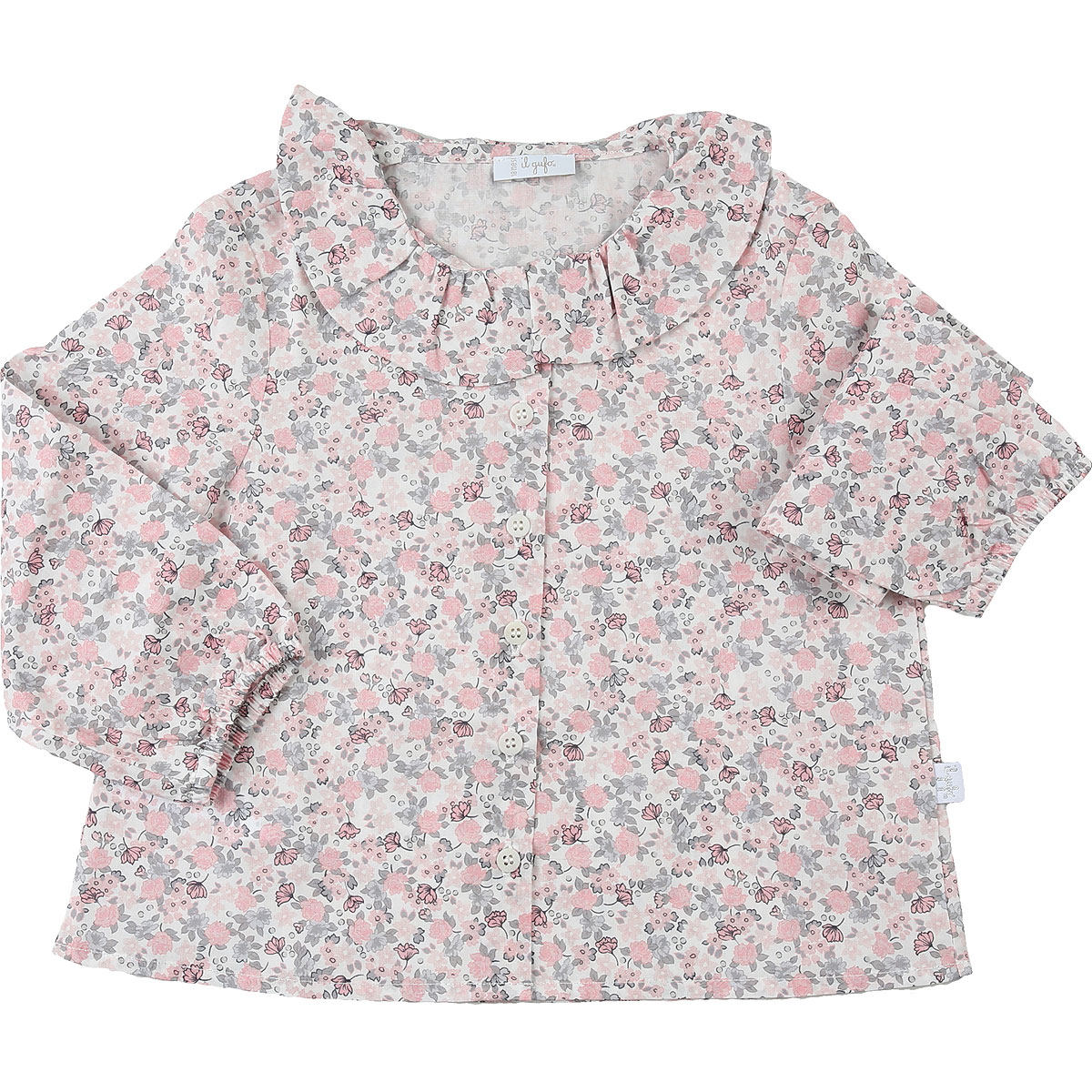 Il Gufo Baby Hemd für Mädchen Günstig im Sale, Pink, Baumwolle, 2017, 12M 18M 2Y 3Y 9M
