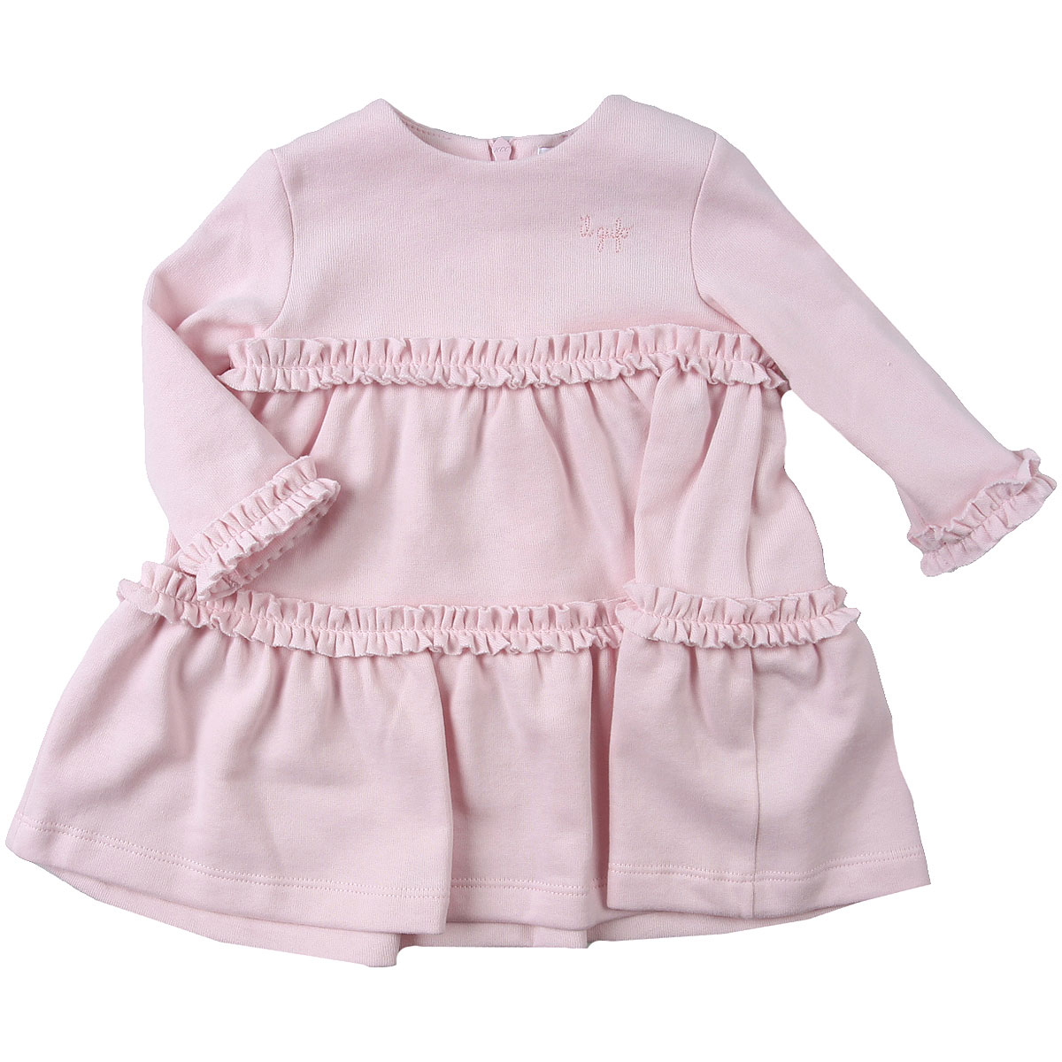 Il Gufo Baby Kleid für Mädchen Günstig im Sale, Perlen Pink, Baumwolle, 2017, 12M 6M 9M