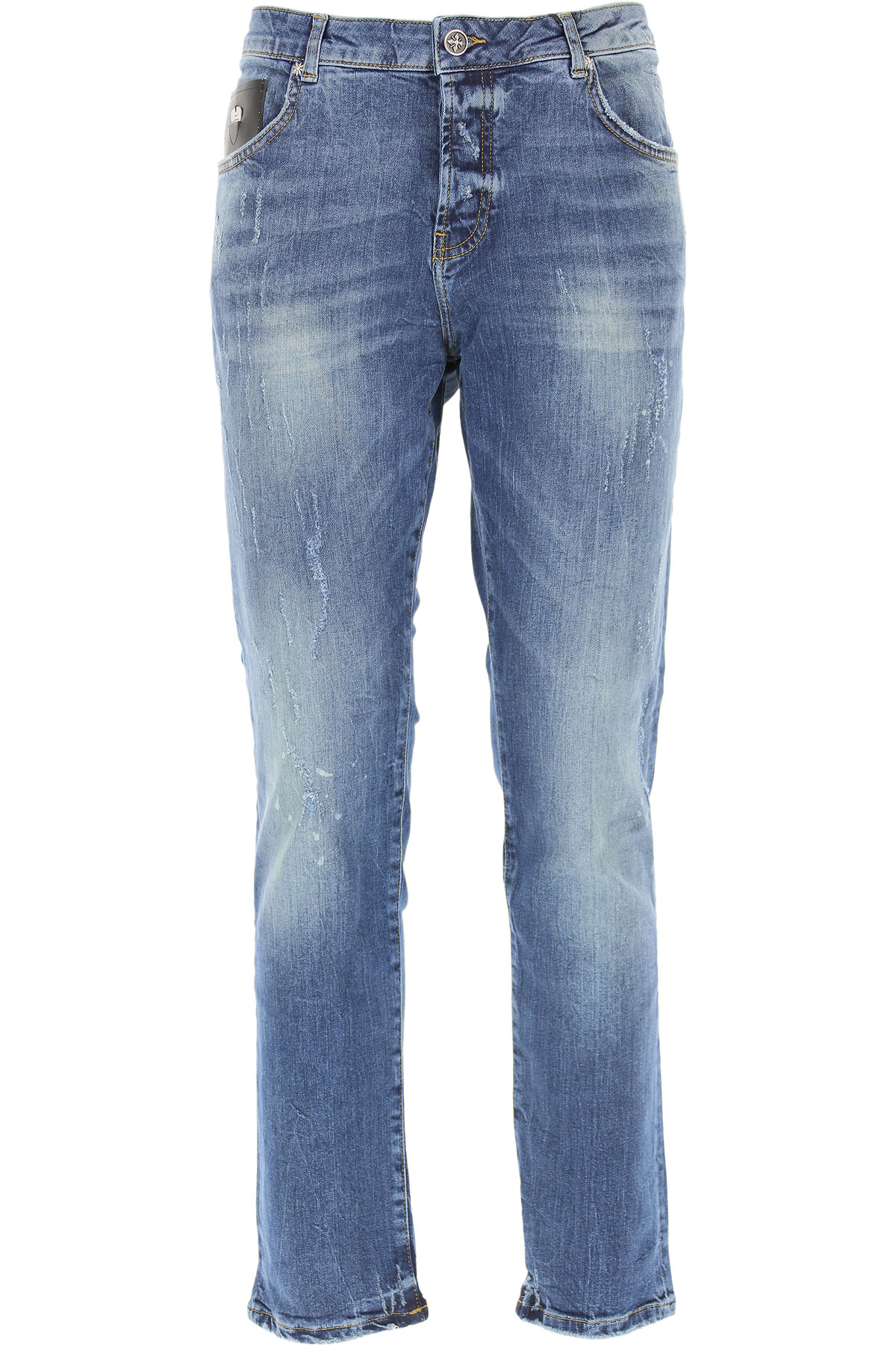 Richmond Jeans, Bluejeans, Denim Jeans für Herren Günstig im Sale, Denim- Blau, Baumwolle, 2017, 46 48 50 52