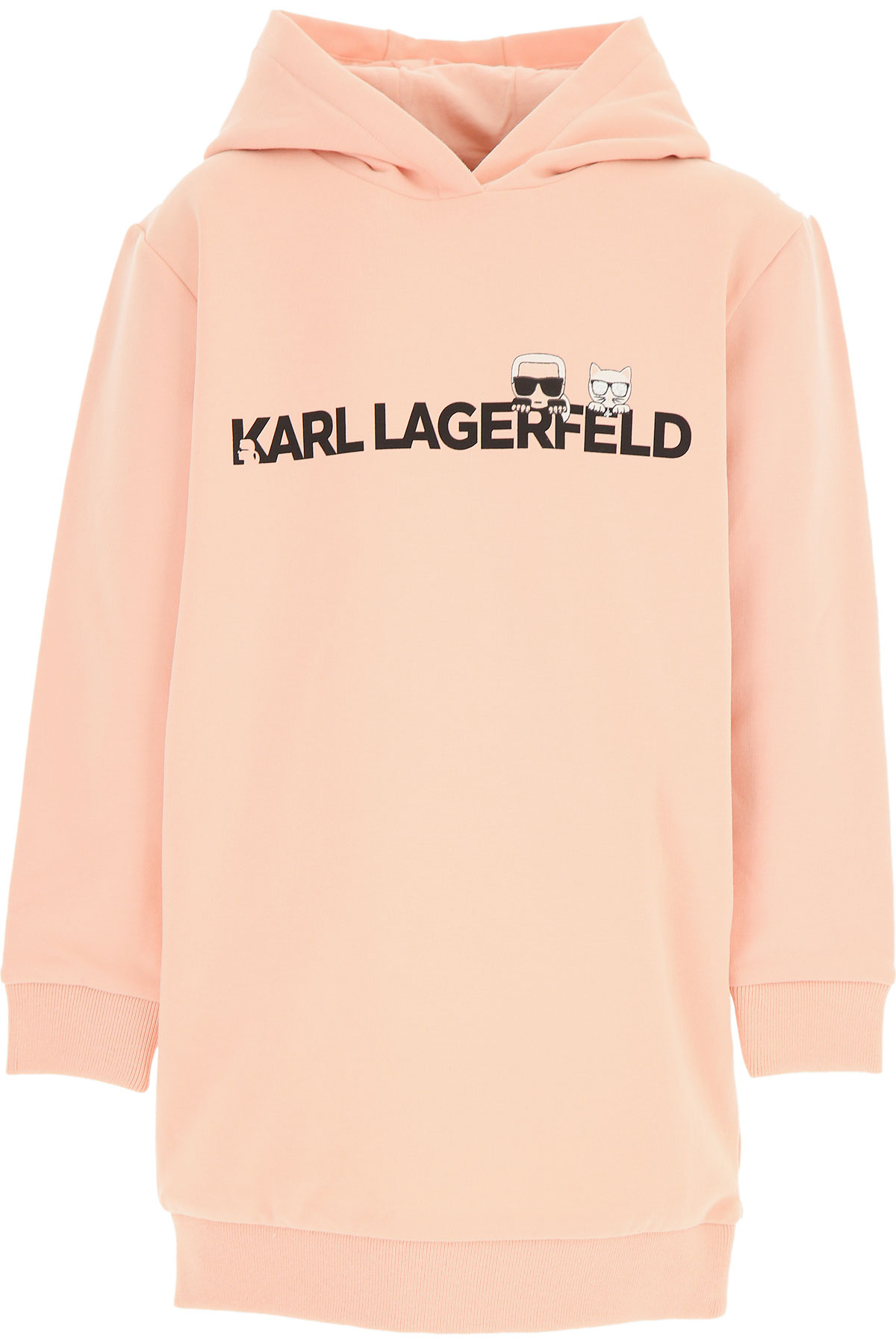 Karl Lagerfeld Kinder Sweatshirt & Kapuzenpullover für Mädchen Günstig im Sale, Pink, Baumwolle, 2017, 10Y 12Y 14Y 16Y 8Y