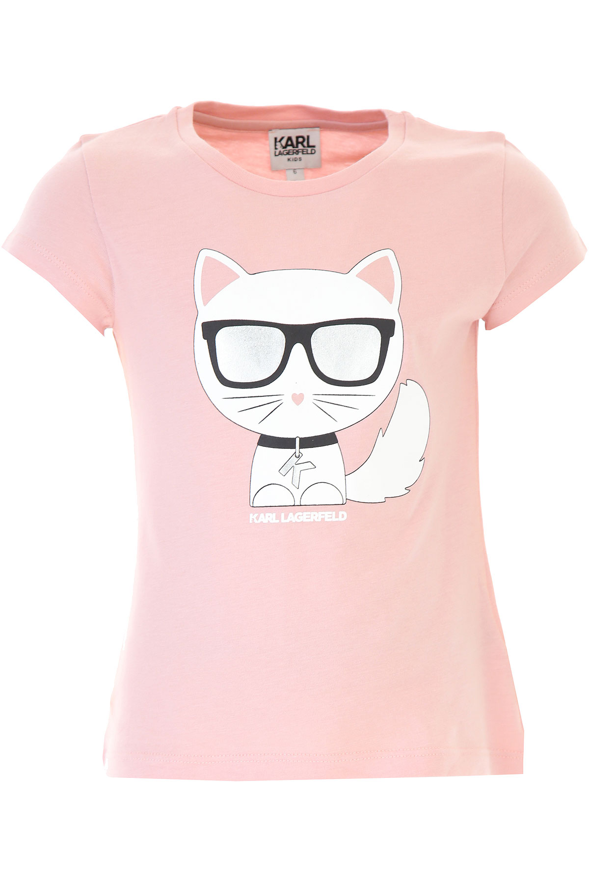Karl Lagerfeld Kinder T-Shirt für Mädchen Günstig im Sale, Pink, Baumwolle, 2017, 12Y 4Y 6Y 8Y