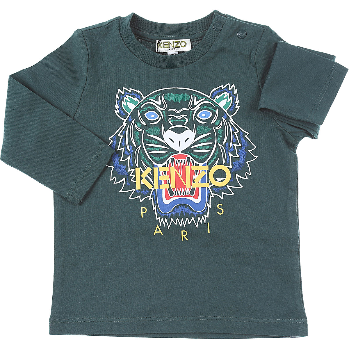 Kenzo Baby T-Shirt für Jungen Günstig im Sale, Grün, Baumwolle, 2017, 18M 9M
