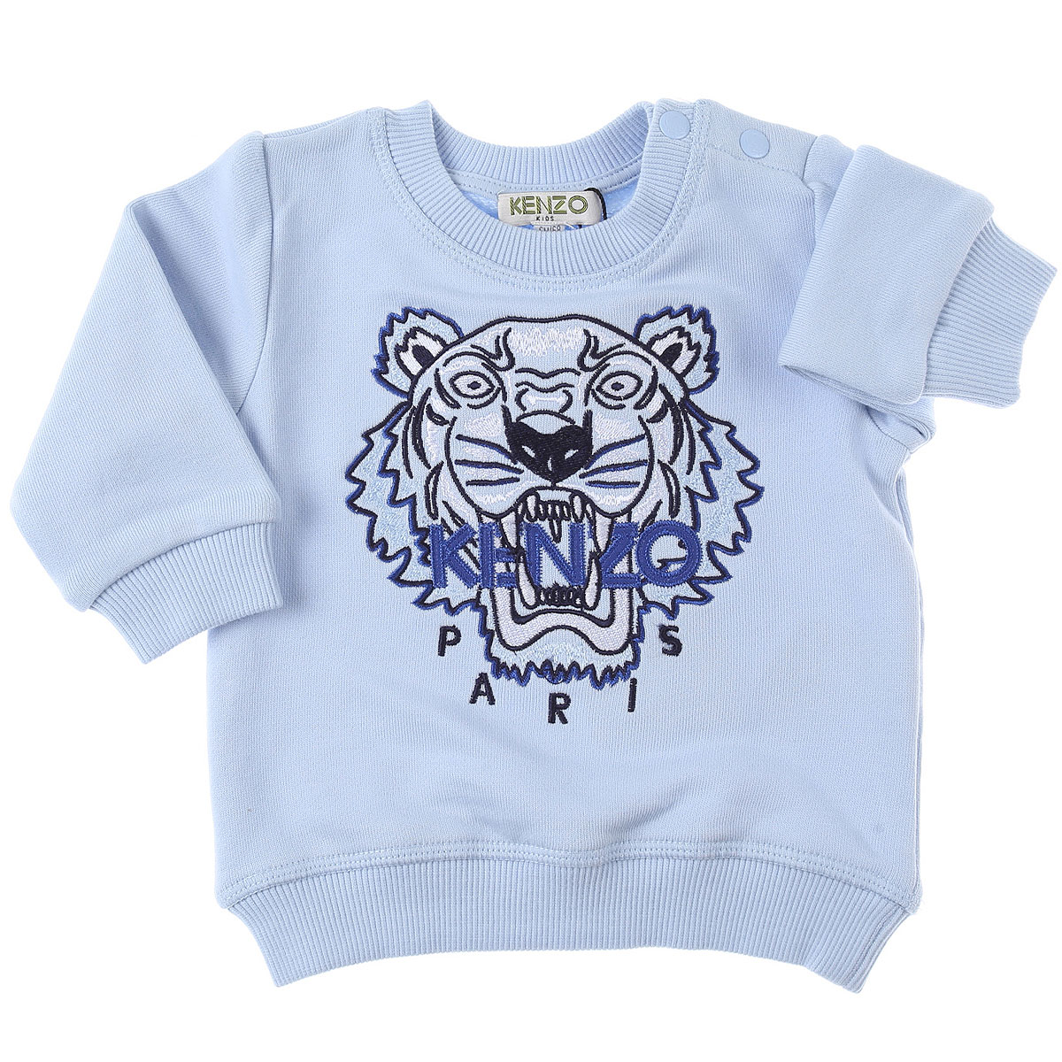 Kenzo Baby Sweatshirt & Kapuzenpullover für Jungen Günstig im Sale, Himmelblau, Baumwolle, 2017, 12 M 18M 6M 9M