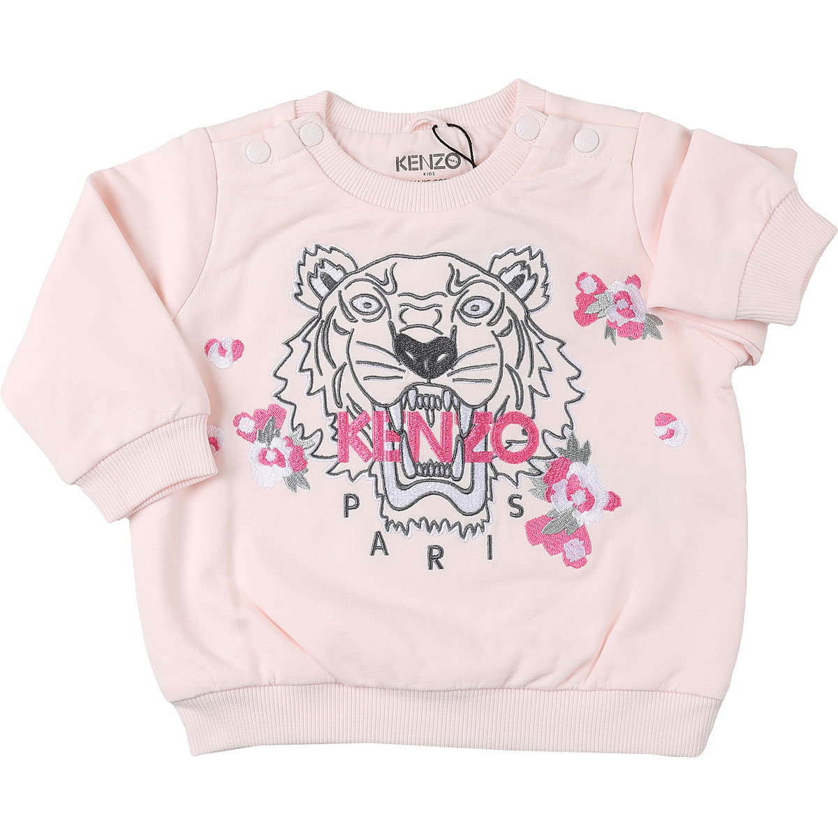 Kenzo Baby Sweatshirt & Kapuzenpullover für Mädchen Günstig im Sale, Hellpink, Baumwolle, 2017, 3Y 6M