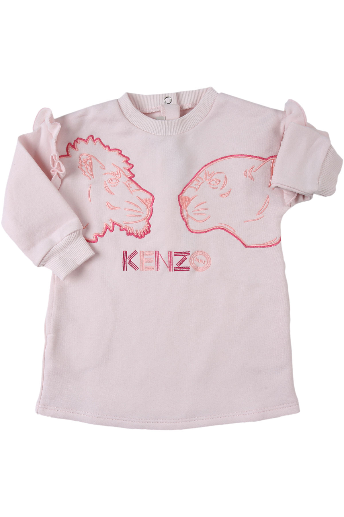 Kenzo Baby Kleid für Mädchen Günstig im Sale, Pink, Baumwolle, 2017, 12M 18M