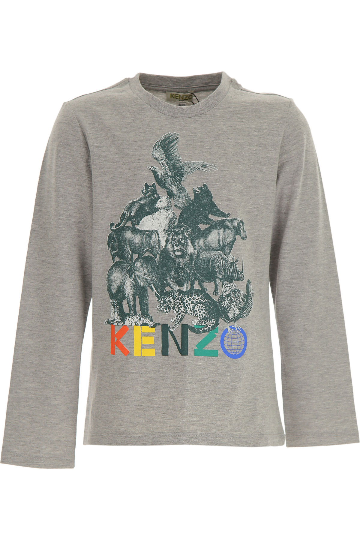 Kenzo Kinder T-Shirt für Jungen Günstig im Sale, Grau, Baumwolle, 2017, 10Y 12Y 14Y 8Y