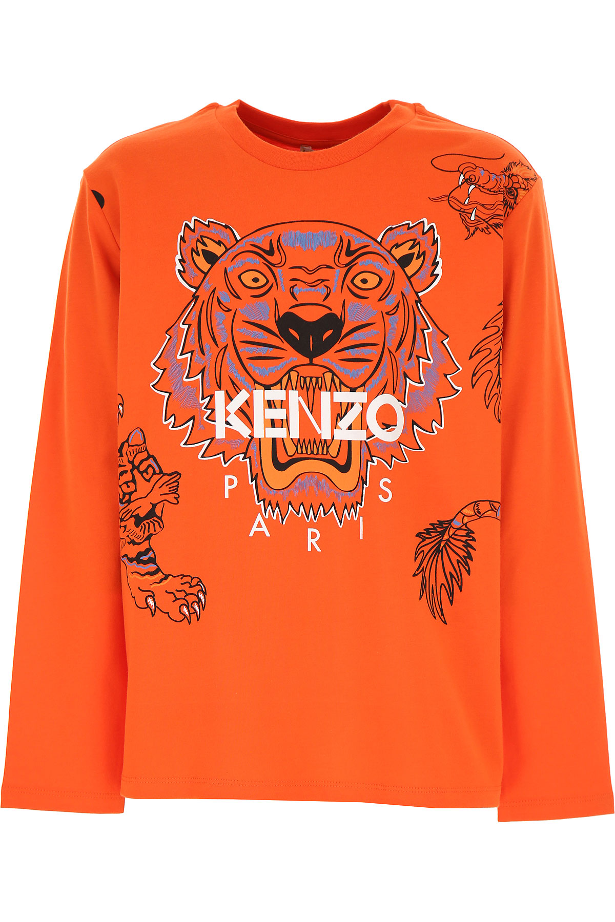 Kenzo Kinder T-Shirt für Jungen Günstig im Sale, Orange, Baumwolle, 2017, 12Y 14Y 2Y 3Y 4Y 6Y 8Y