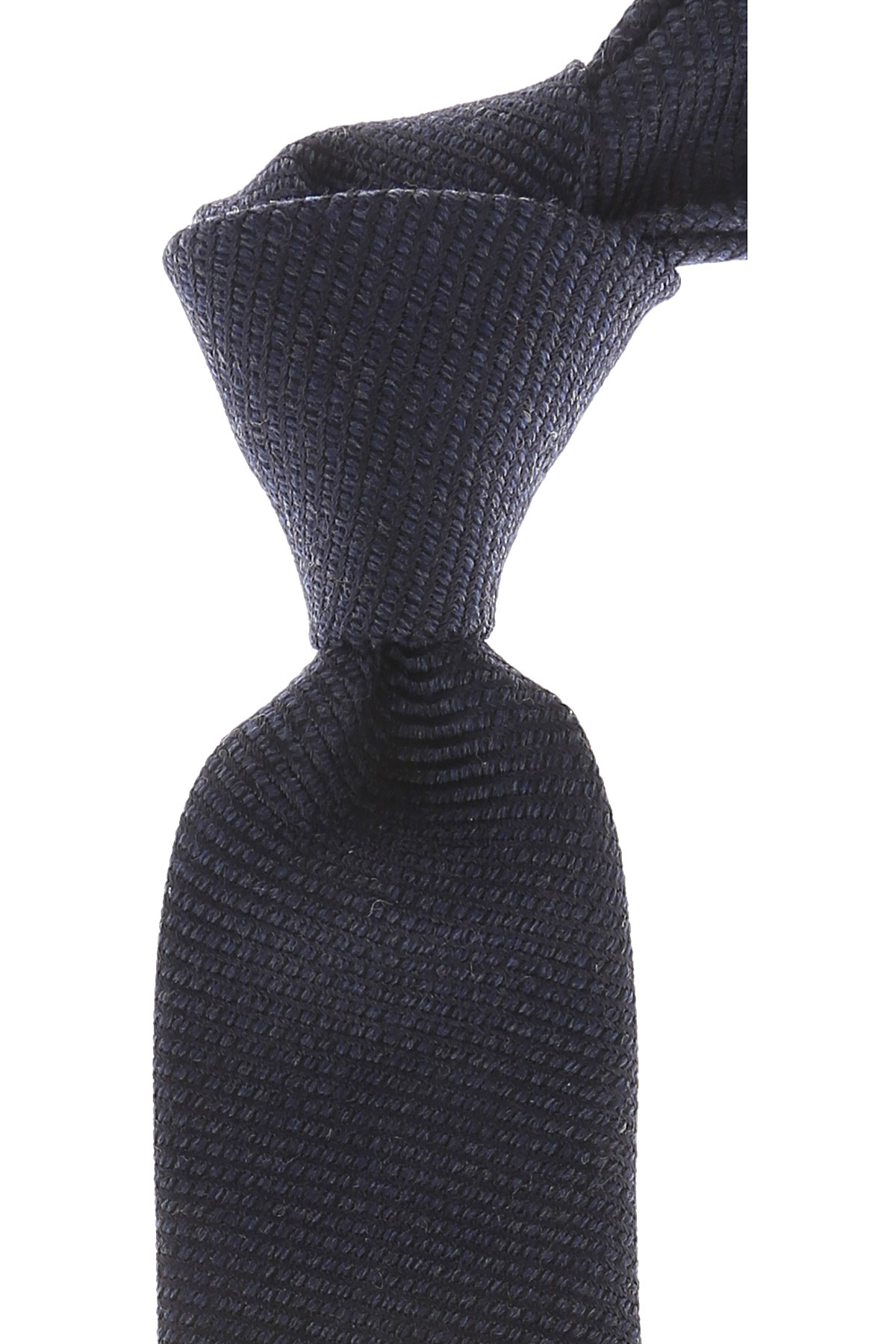Cravates Kenzo , Mélange bleu nuit, Laine, 2017