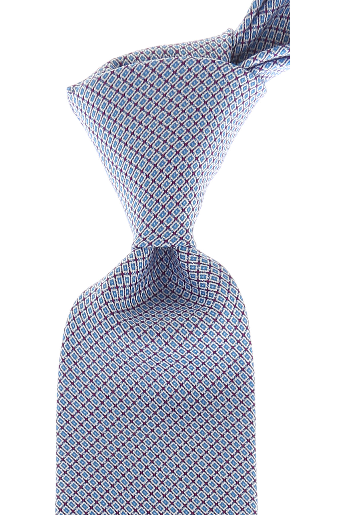Cravates Kenzo , Bleu ciel clair, Soie, 2017