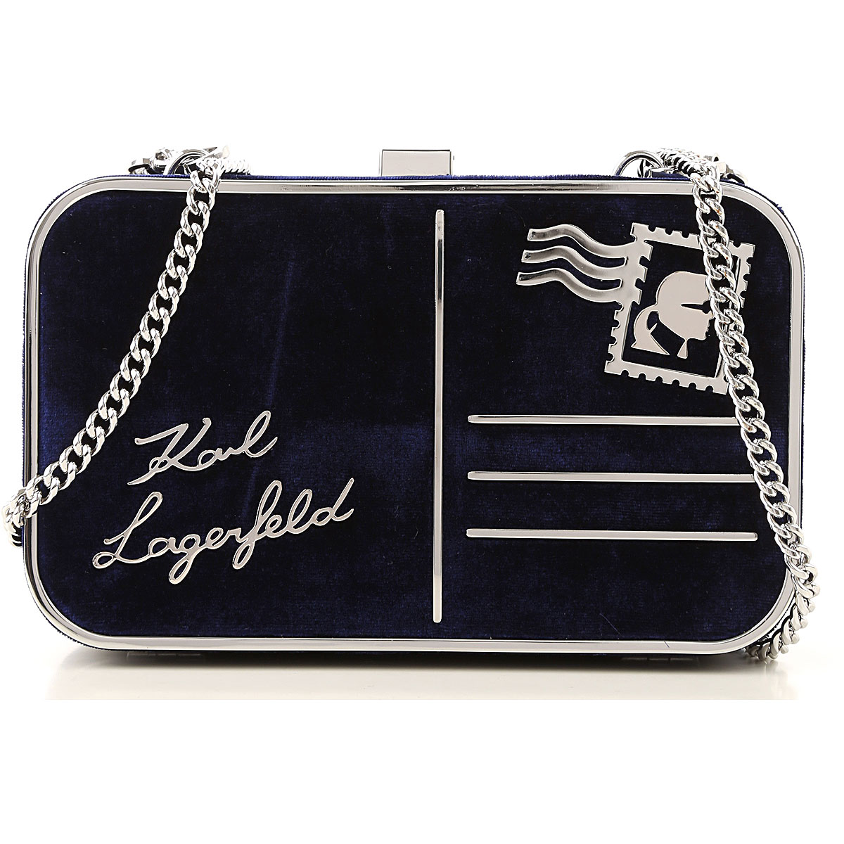 Karl Lagerfeld Tasche für Damen Günstig im Sale, Nachtblau, Polyester, 2017