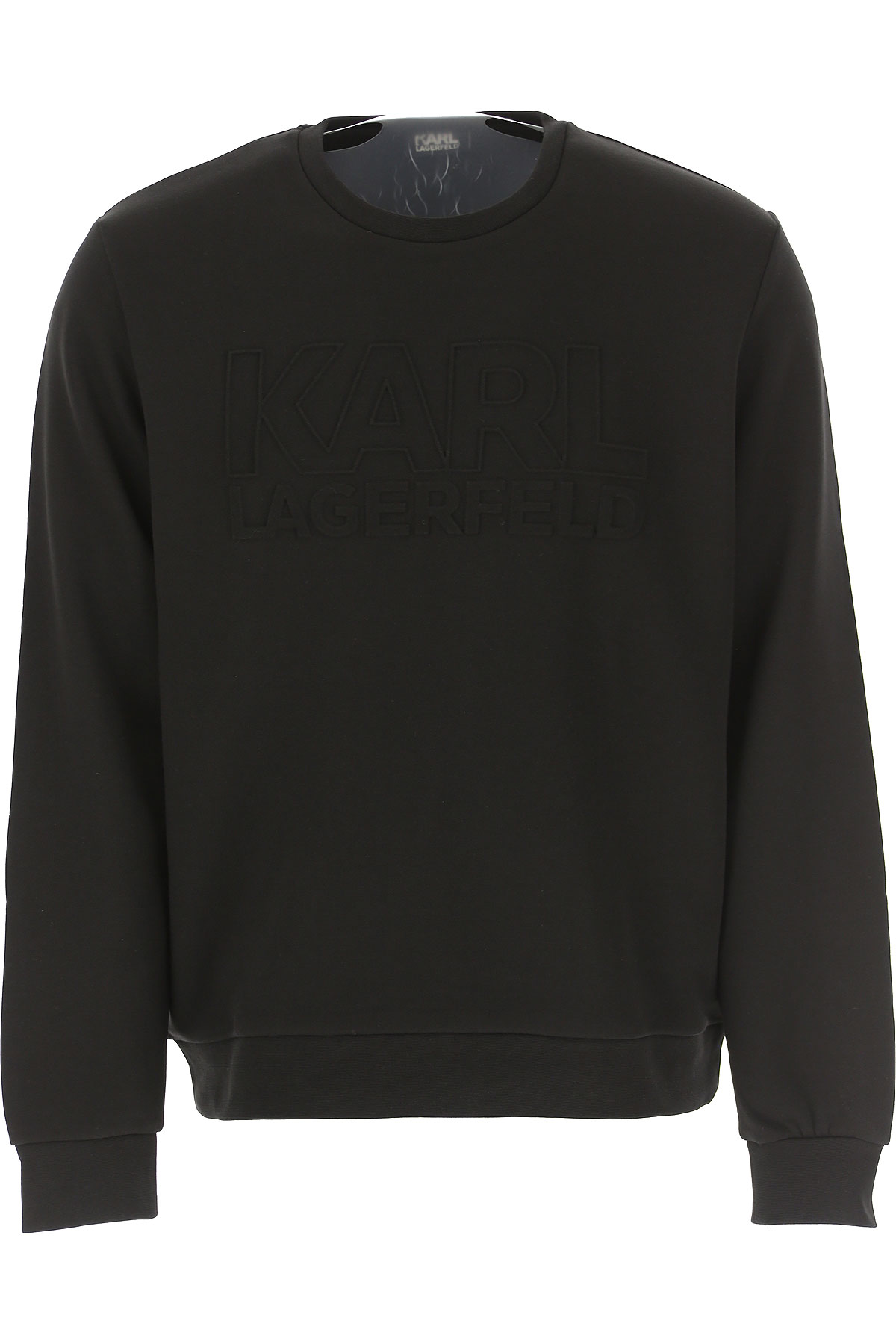Karl Lagerfeld Sweatshirt für Herren, Kapuzenpulli, Hoodie, Sweats Günstig im Sale, Schwarz, Baumwolle, 2017, L M S XL