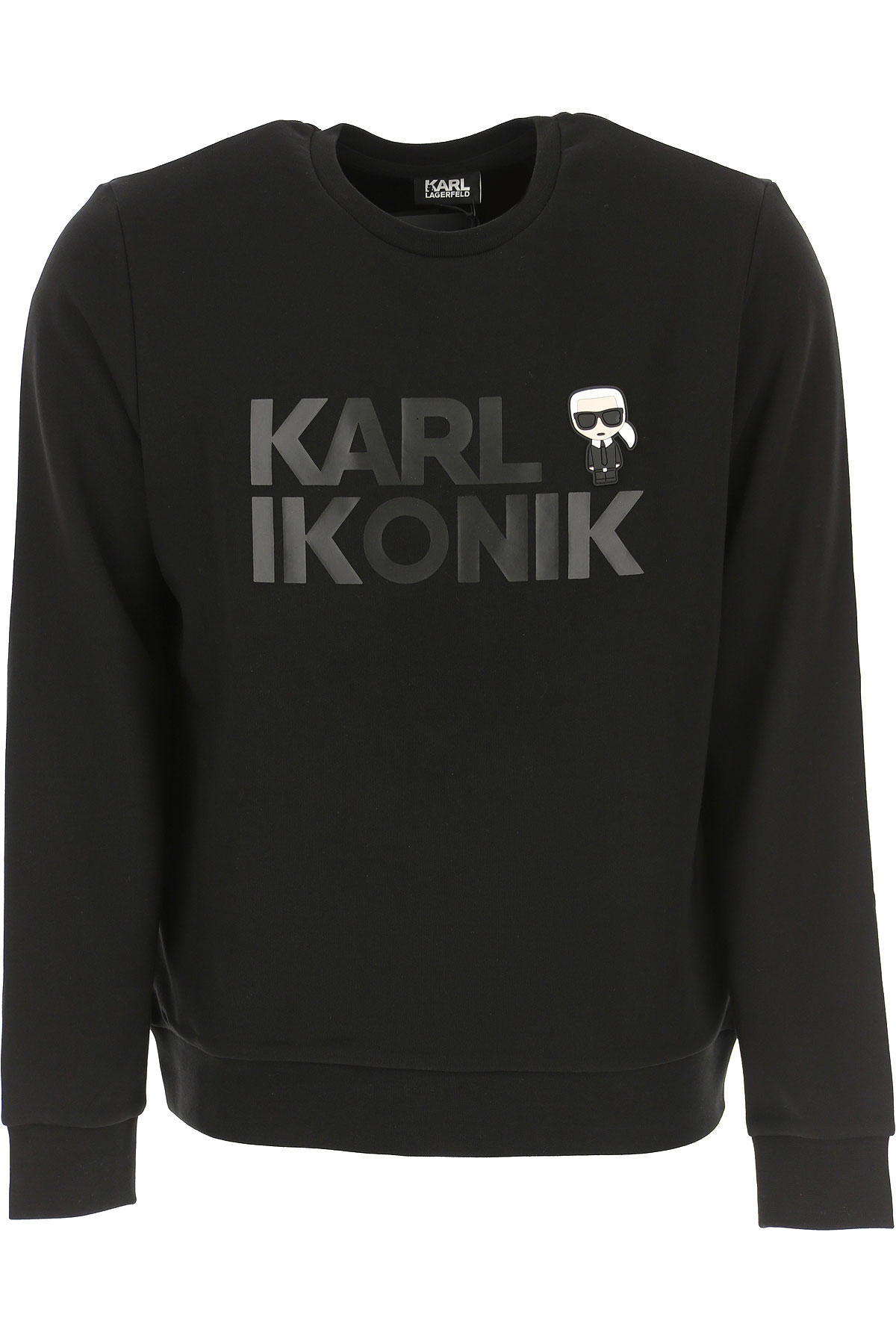 Karl Lagerfeld Sweatshirt für Herren, Kapuzenpulli, Hoodie, Sweats Günstig im Sale, Schwarz, Baumwolle, 2017, L M XL XXL