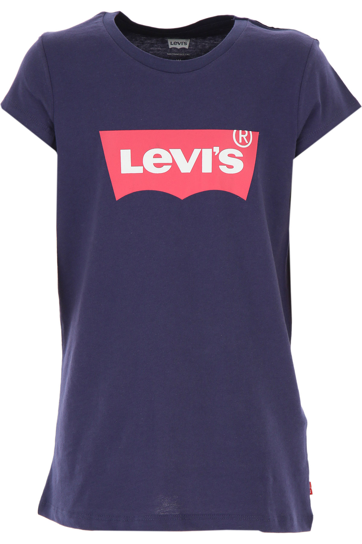 Levis Kinder T-Shirt für Mädchen Günstig im Sale, Marine blau, Baumwolle, 2017, 10Y 12Y 14Y 16Y 8Y
