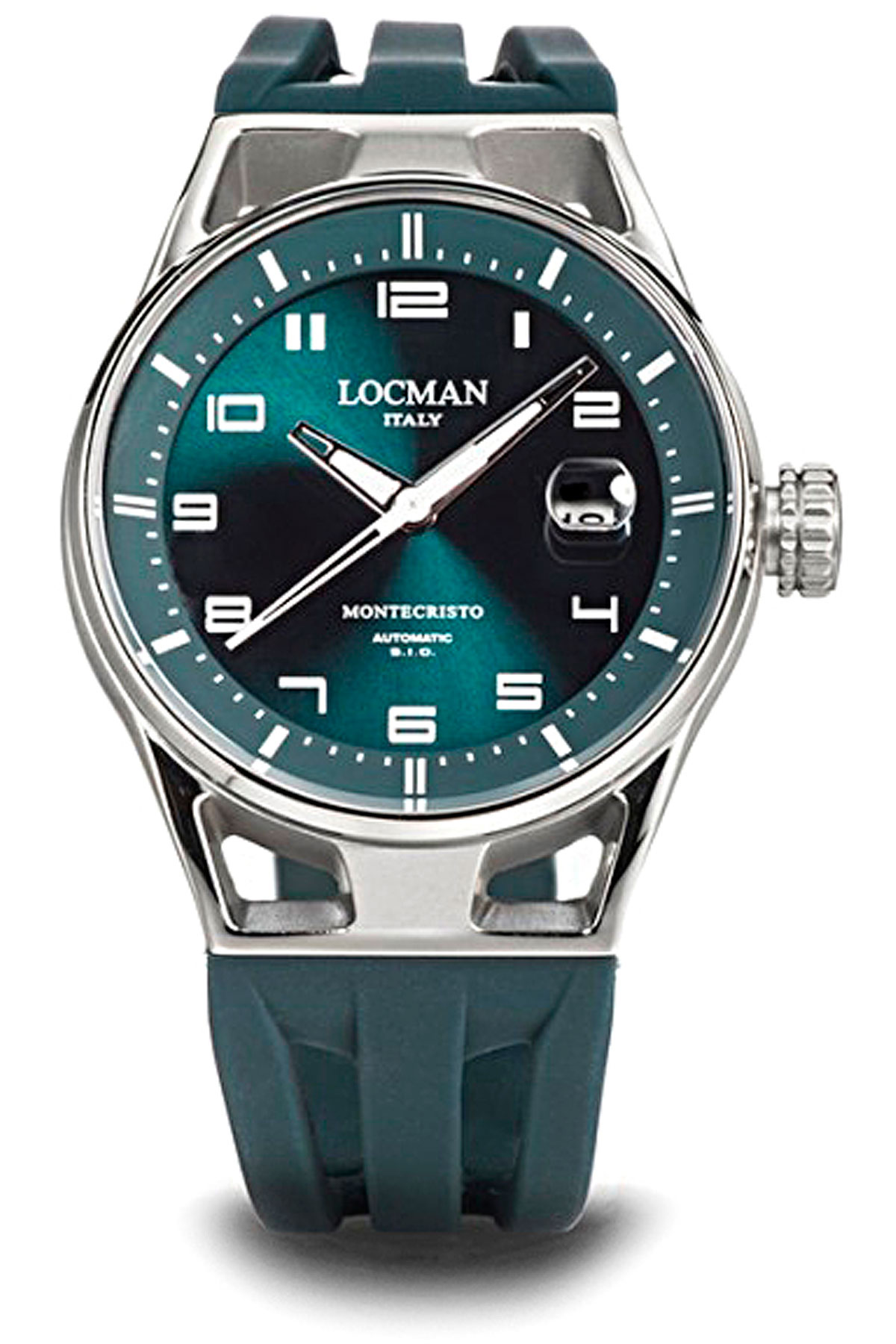 Locman Uhr für Herren, Chronometer, Zeitmesser, Grün, Rostfreier Stahl, 2017