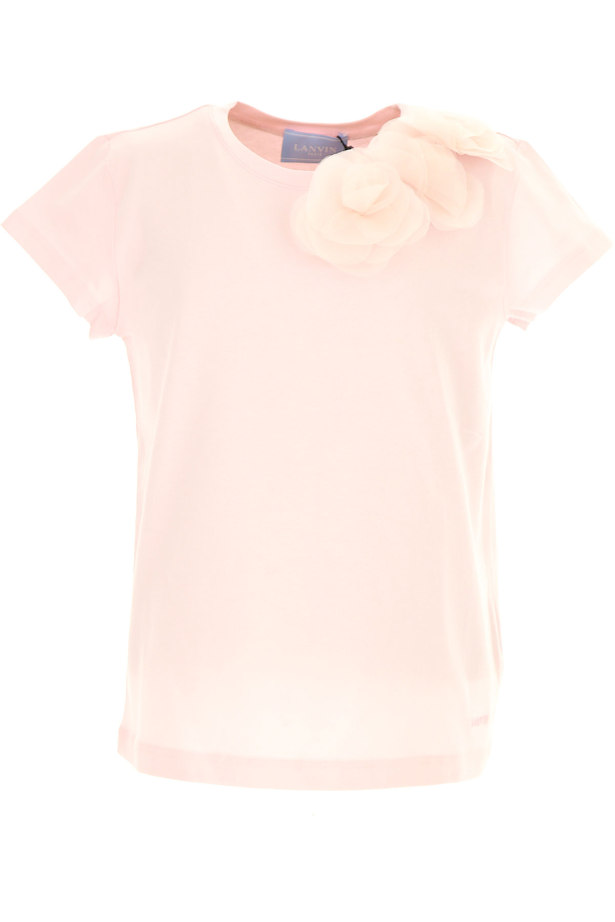 Lanvin Kinder T-Shirt für Mädchen Günstig im Outlet Sale, Pink, Baumwolle, 2017, 10Y 4Y 6Y