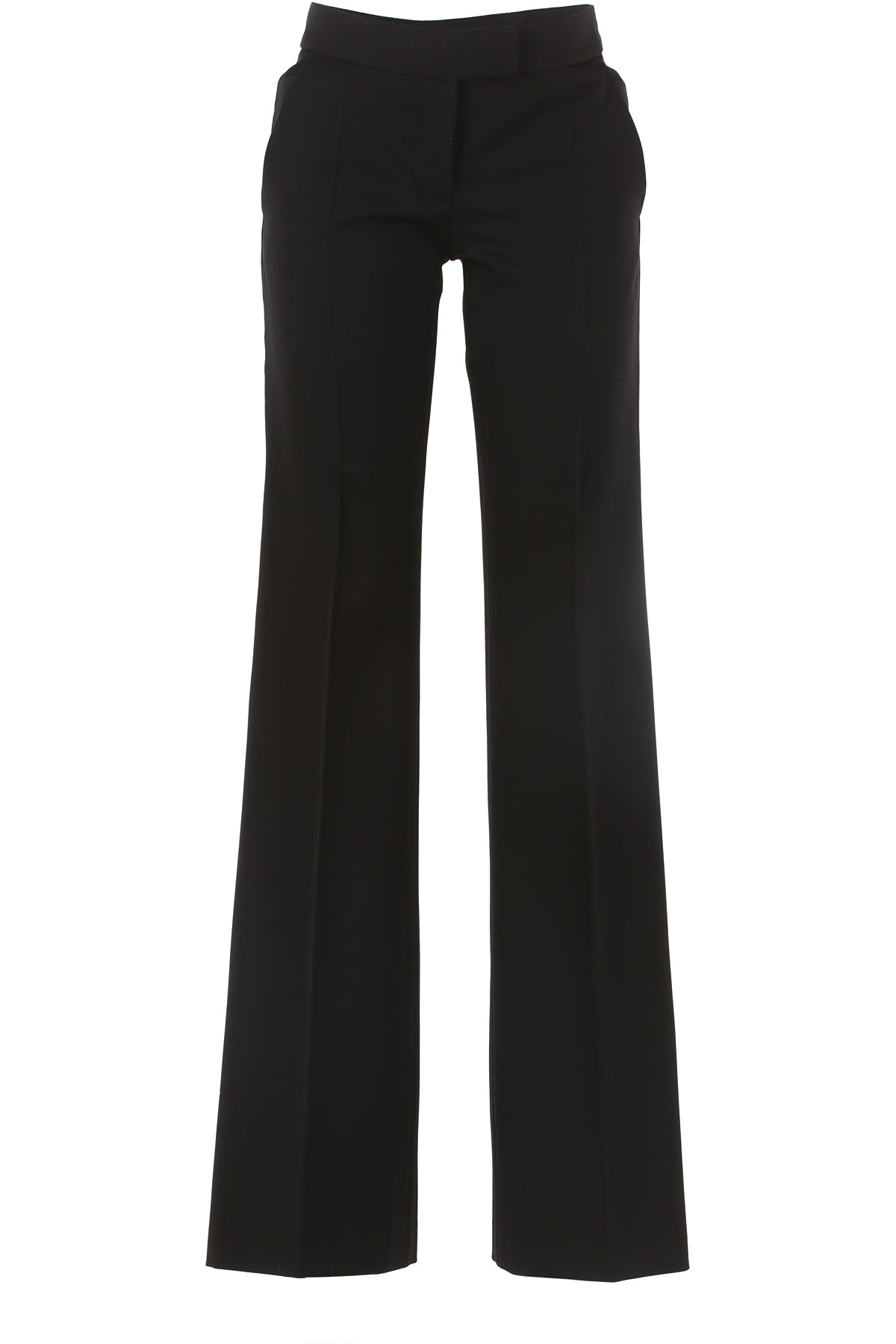 Stella McCartney Pantalon Femme Outlet, Noir, Laine, 2017, 36 38 42