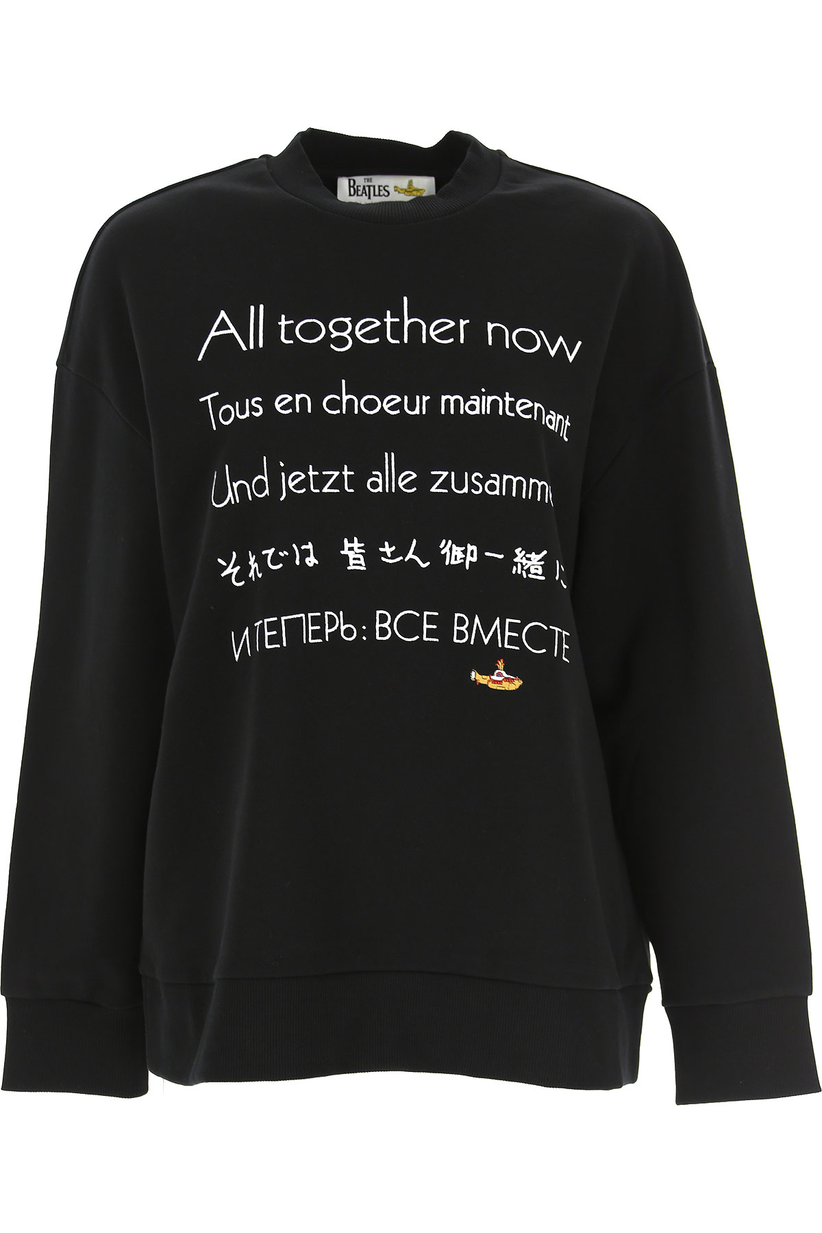 Stella McCartney Sweatshirt für Damen, Kapuzenpulli, Hoodie, Sweats Günstig im Sale, Schwarz, Baumwolle, 2017, 38 XXS