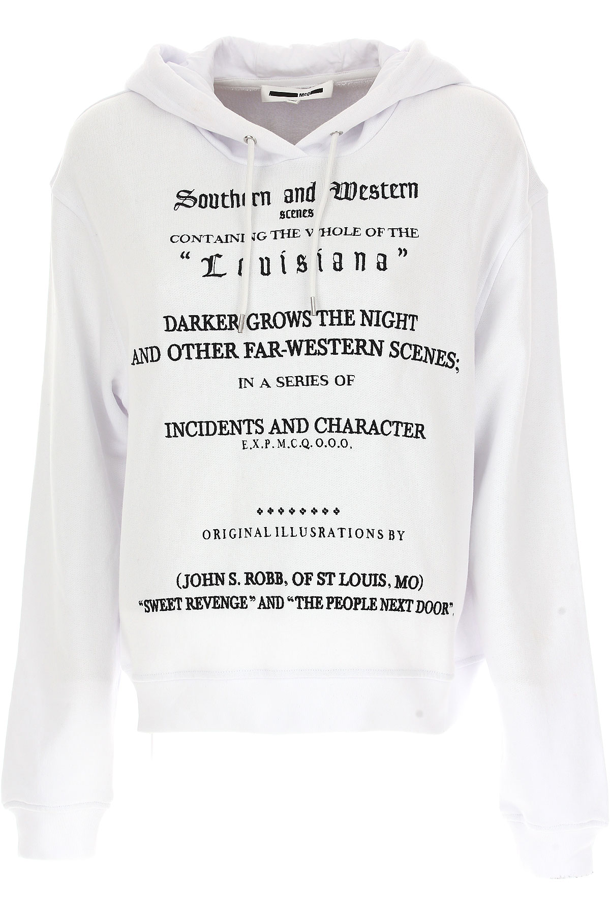 McQ Sweatshirt for Women , Blanc, Coton, 2017, 38 40 42