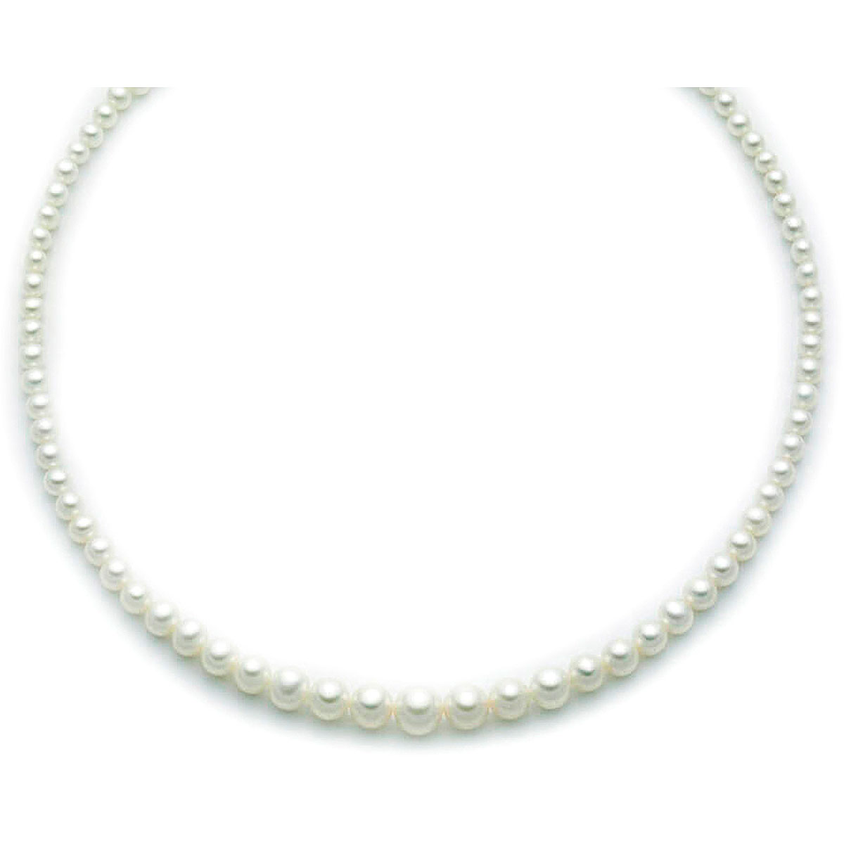 Miluna Halskette für Damen, Perlenweiss, Perle, 2017