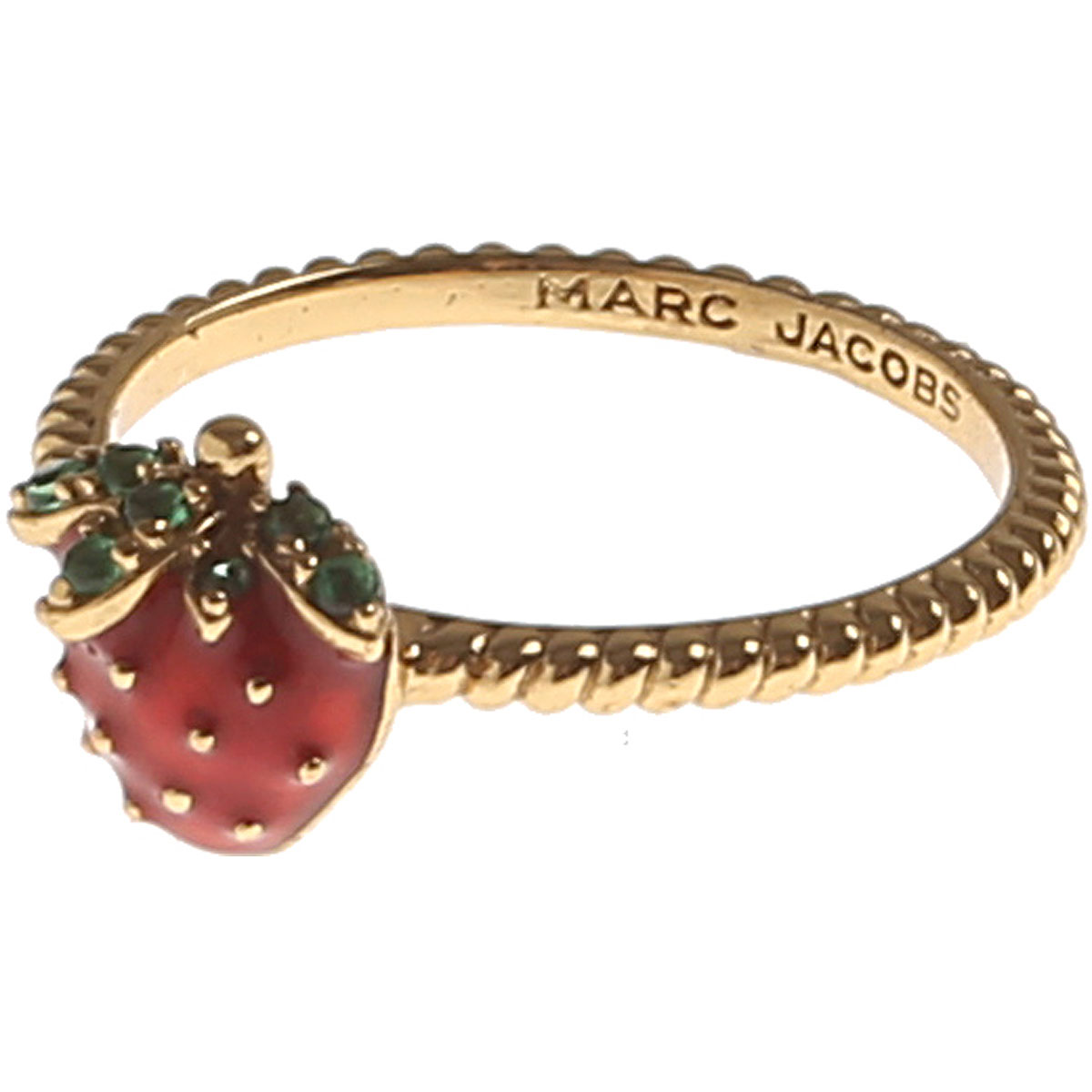 Marc Jacobs Ring für Damen Günstig im Sale, Goldfarben, Messing, 2017, M S