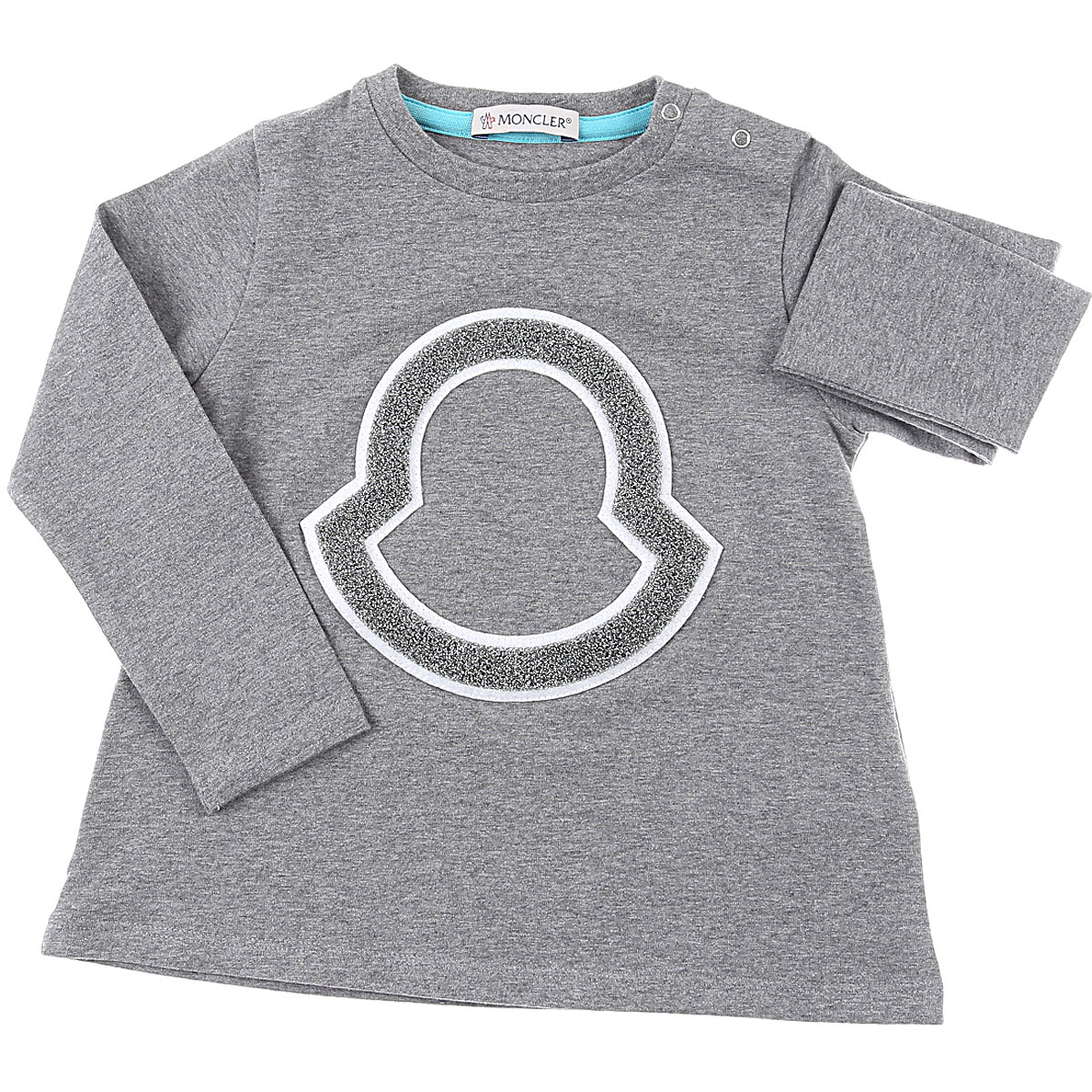 Moncler Baby T-Shirt für Mädchen Günstig im Sale, Grau, Baumwolle, 2017, 12M 18M 24M 2Y 3Y 9M