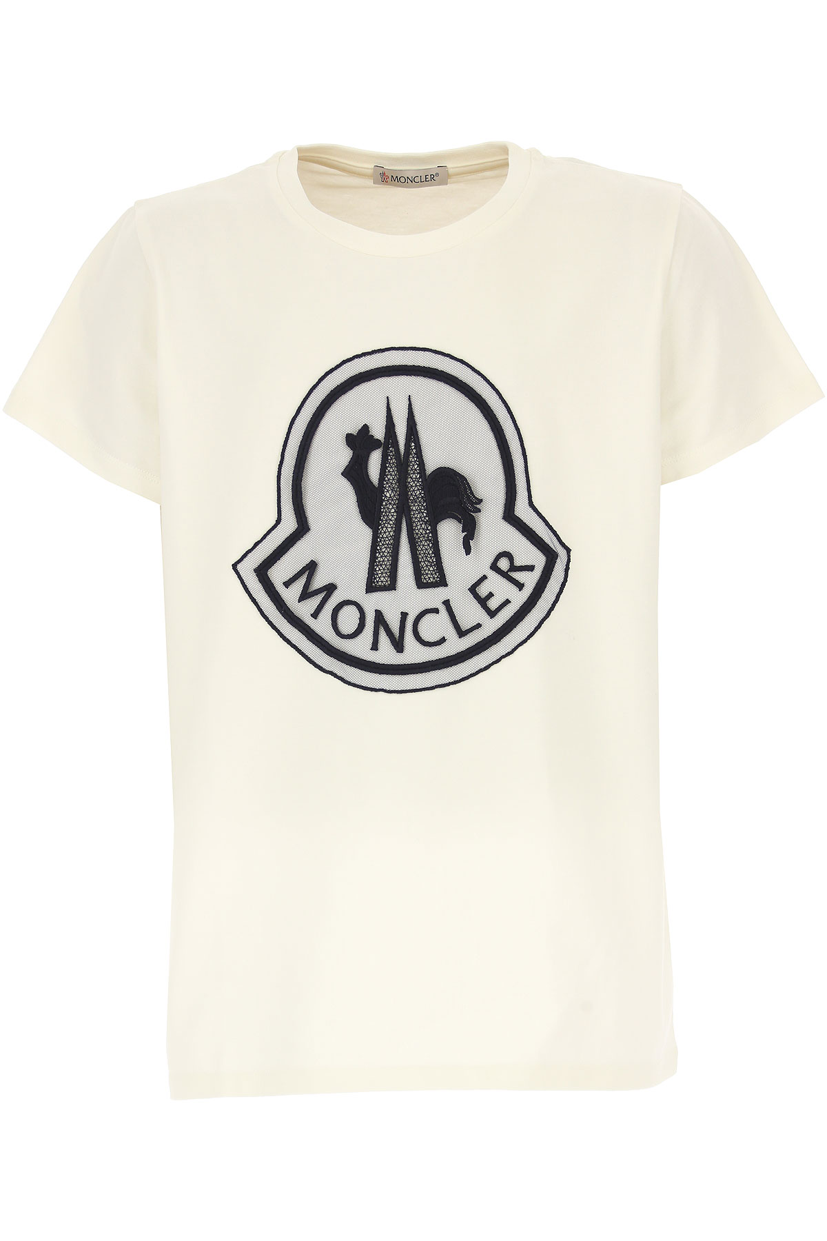 Moncler Kinder T-Shirt für Mädchen Günstig im Outlet Sale, Weiss, Baumwolle, 2017, 4Y 6Y 8Y