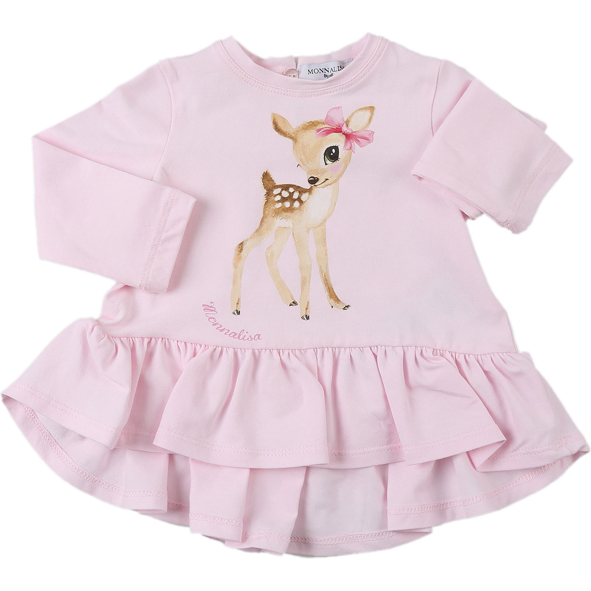 Monnalisa Baby T-Shirt für Mädchen Günstig im Sale, Pink, Baumwolle, 2017, 12M 18M 2Y 3M 3Y 6M 9M