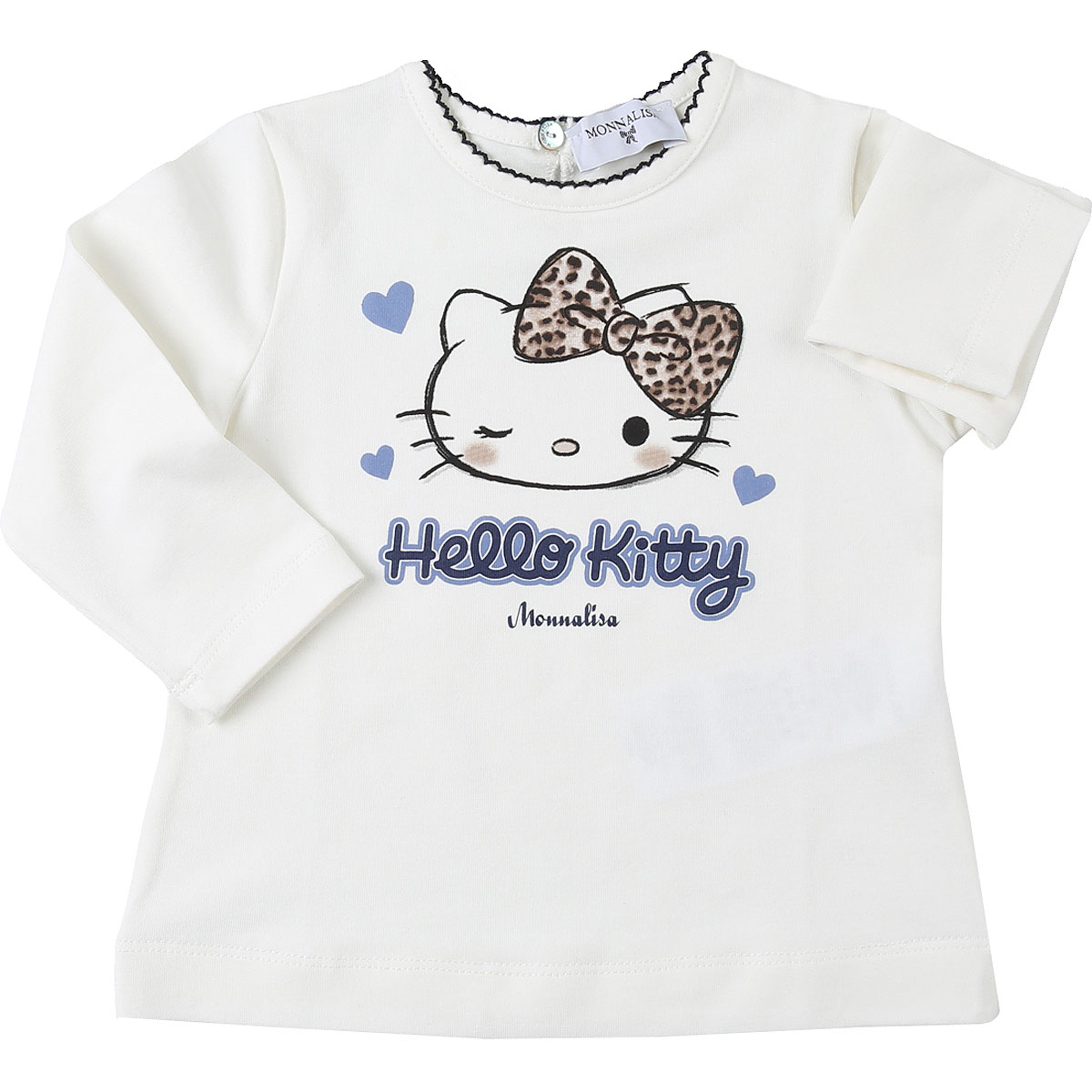 Monnalisa Baby T-Shirt für Mädchen Günstig im Sale, Weiss, Baumwolle, 2017, 12M 18M 2Y 3Y 6M 9M