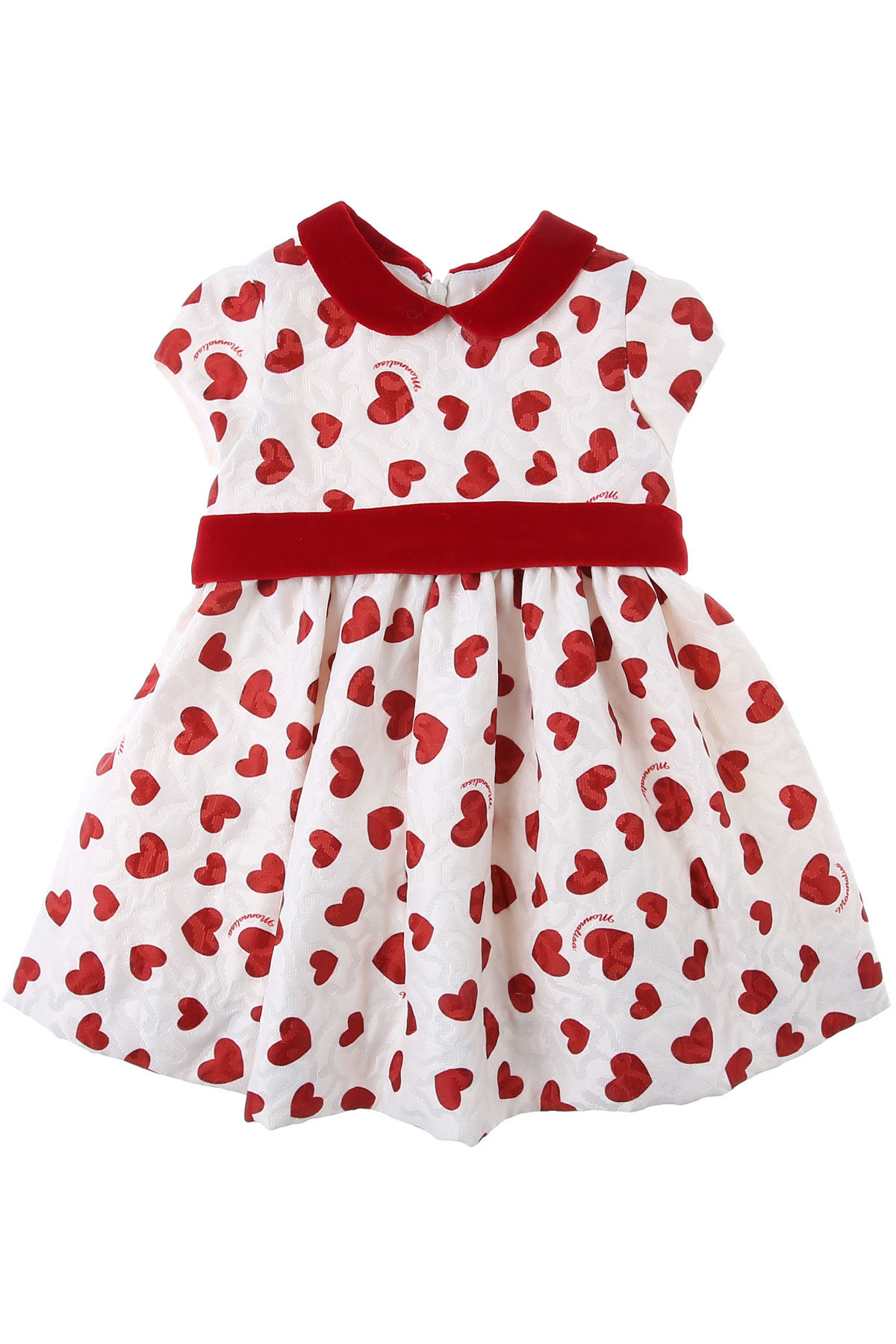 Monnalisa Baby Kleid für Mädchen Günstig im Sale, Creme, Polyester, 2017, 12M 18M 2Y 6M 9M