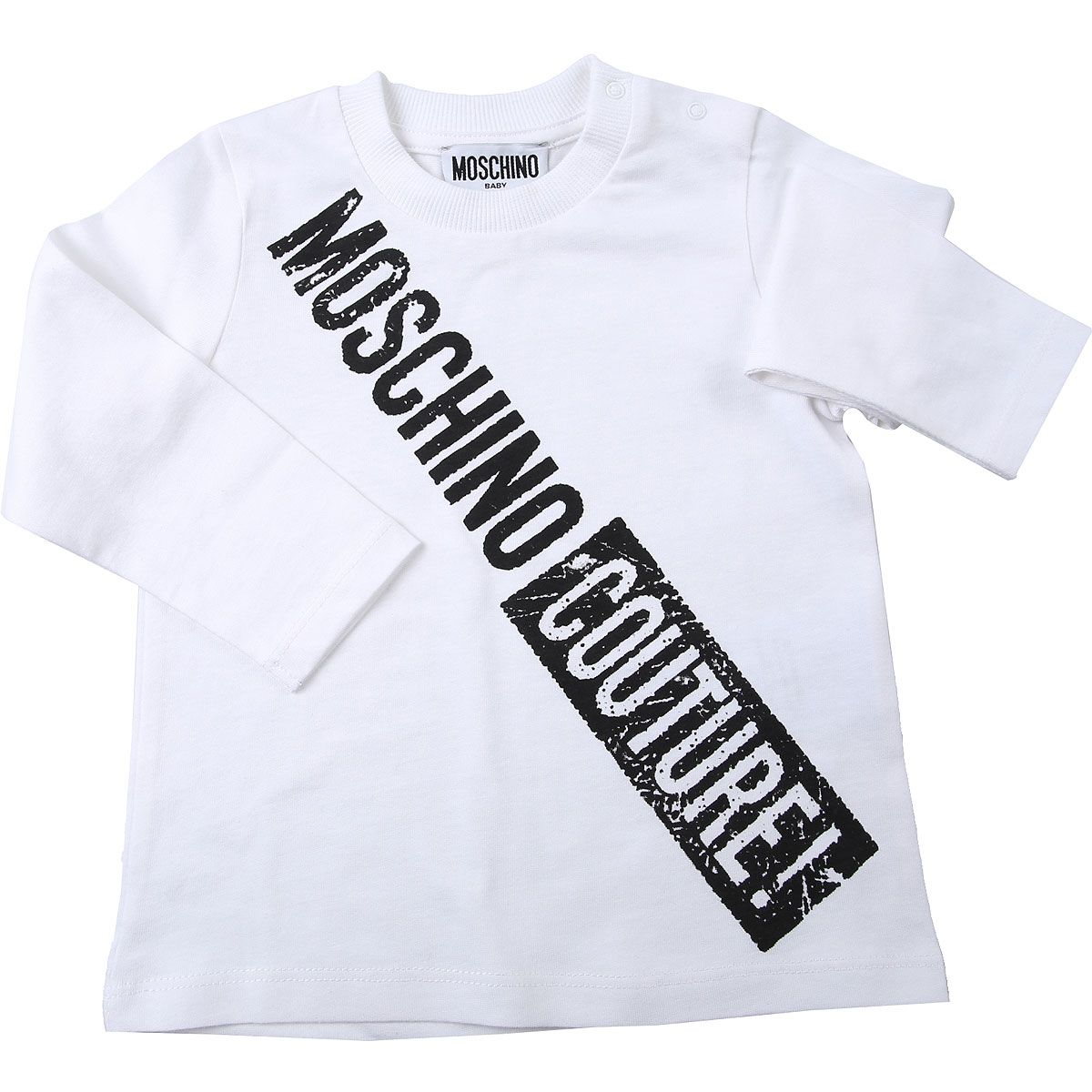 Moschino Baby T-Shirt für Jungen Günstig im Sale, Weiss, Baumwolle, 2017, 18M 2Y 3Y
