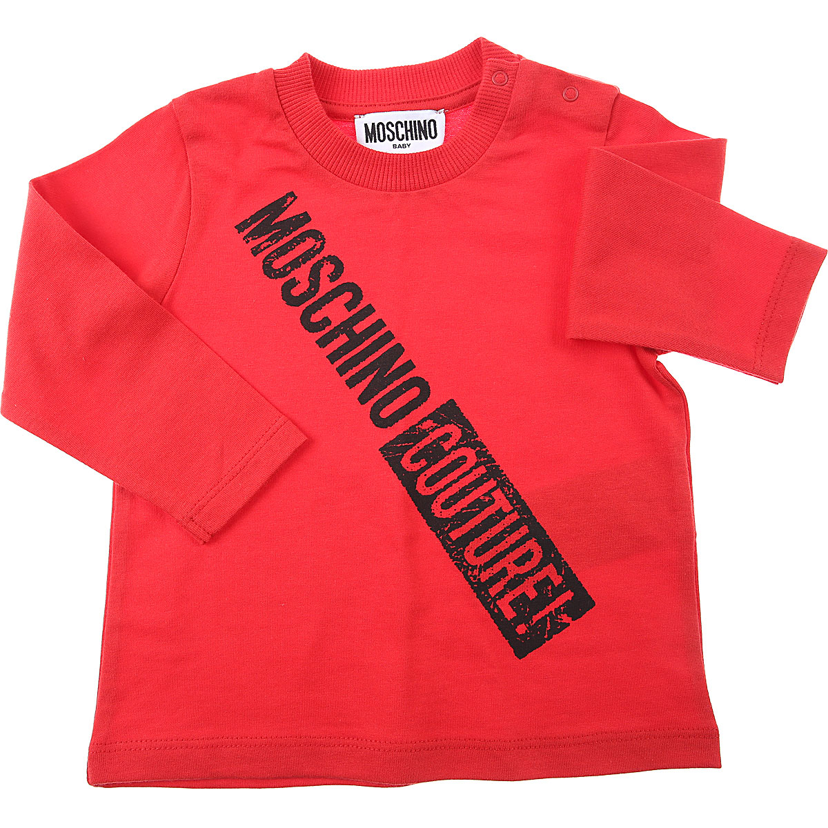 Moschino Baby T-Shirt für Jungen Günstig im Sale, Rot, Baumwolle, 2017, 12 M 3Y