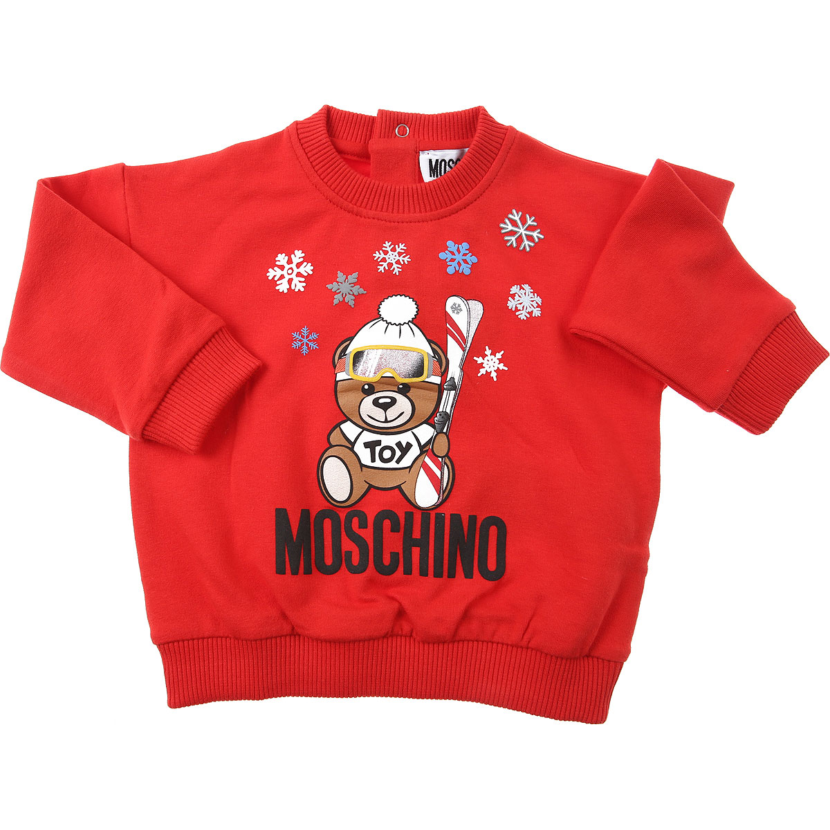 Moschino Baby Sweatshirt & Kapuzenpullover für Jungen Günstig im Sale, Rot, Baumwolle, 2017, 12 M 18M 3Y 6M 9M