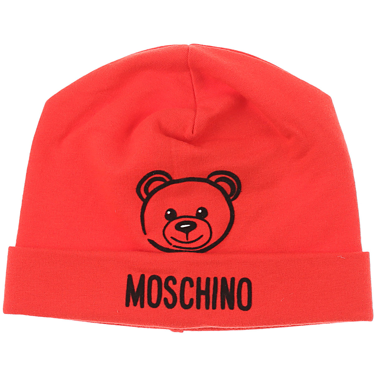 Moschino Baby Hut für Jungen Günstig im Sale, Rot, Baumwolle, 2017, I III