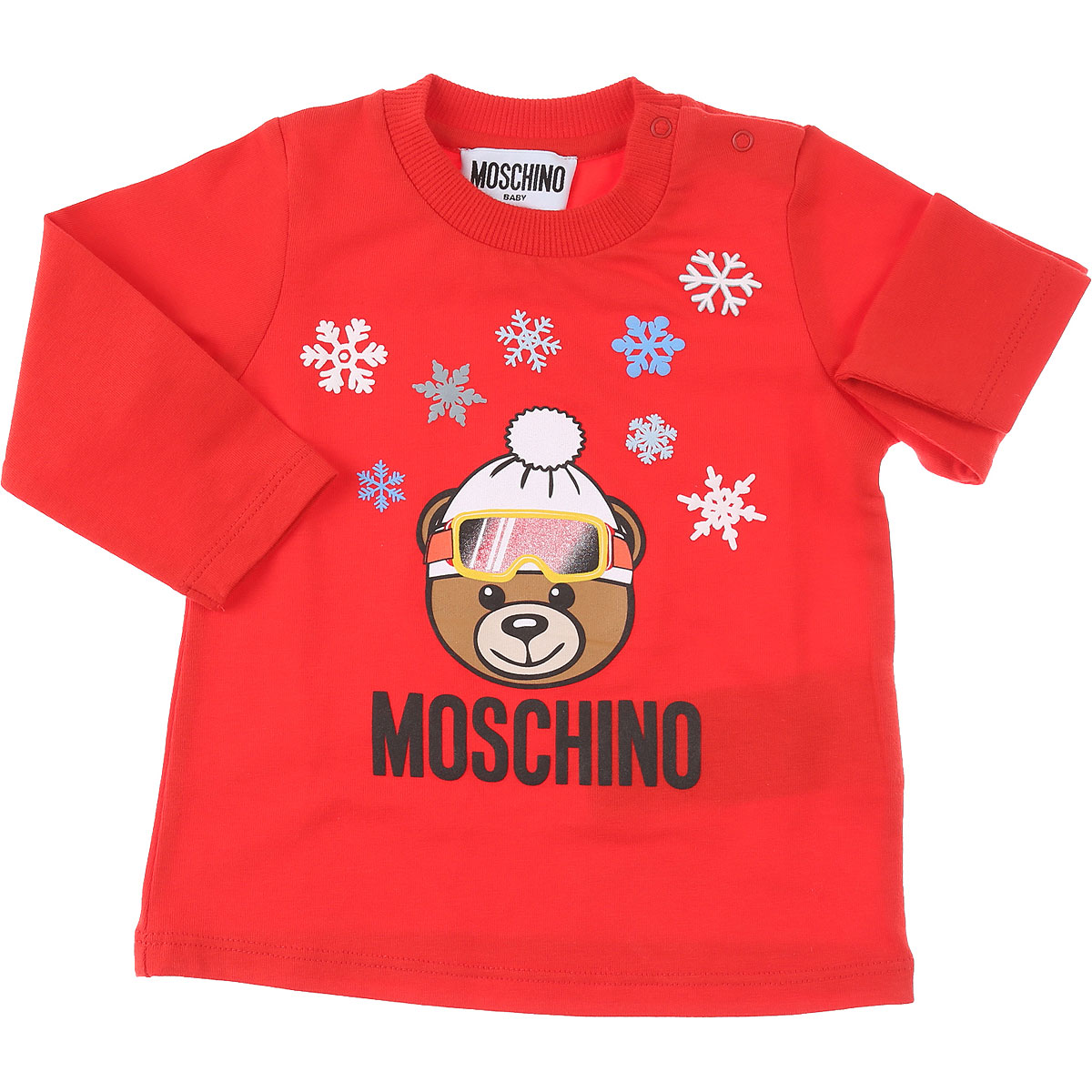 Moschino Baby T-Shirt für Jungen Günstig im Sale, Rot, Baumwolle, 2017, 12 M 24M 2Y 3Y 6M 9M