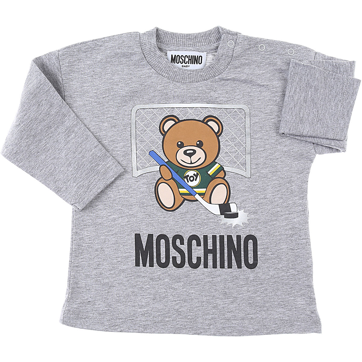 Moschino Baby T-Shirt für Jungen Günstig im Sale, Grau, Baumwolle, 2017, 12 M 18M 24M 2Y 3Y 6M 9M