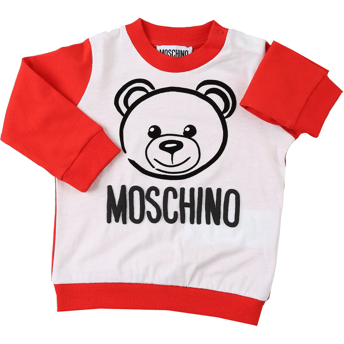 Moschino Baby Pullover für Jungen Günstig im Sale, Weiss, Baumwolle, 2017, 12 M 18M 2Y 3Y 6M 9M