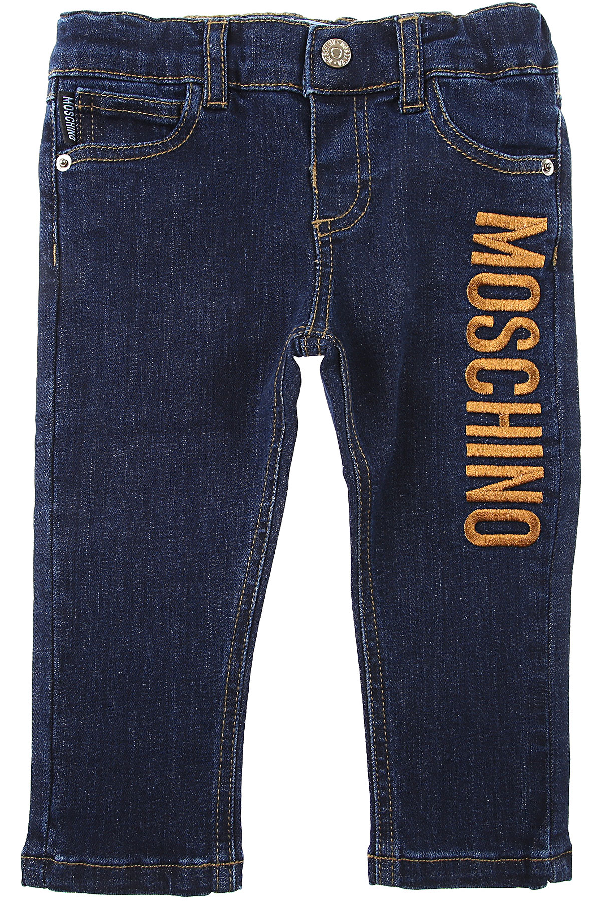 Moschino Baby Jeans für Jungen Günstig im Sale, Dunkel Denim Blau, Baumwolle, 2017, 12 M 18M 24M 2Y 3Y