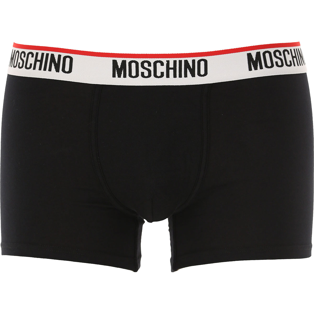 Moschino Boxer Shorts für Herren, Unterhose, Short, Boxer Günstig im Sale, Bi Pack, Schwarz, Baumwolle, 2017, L M XL XS
